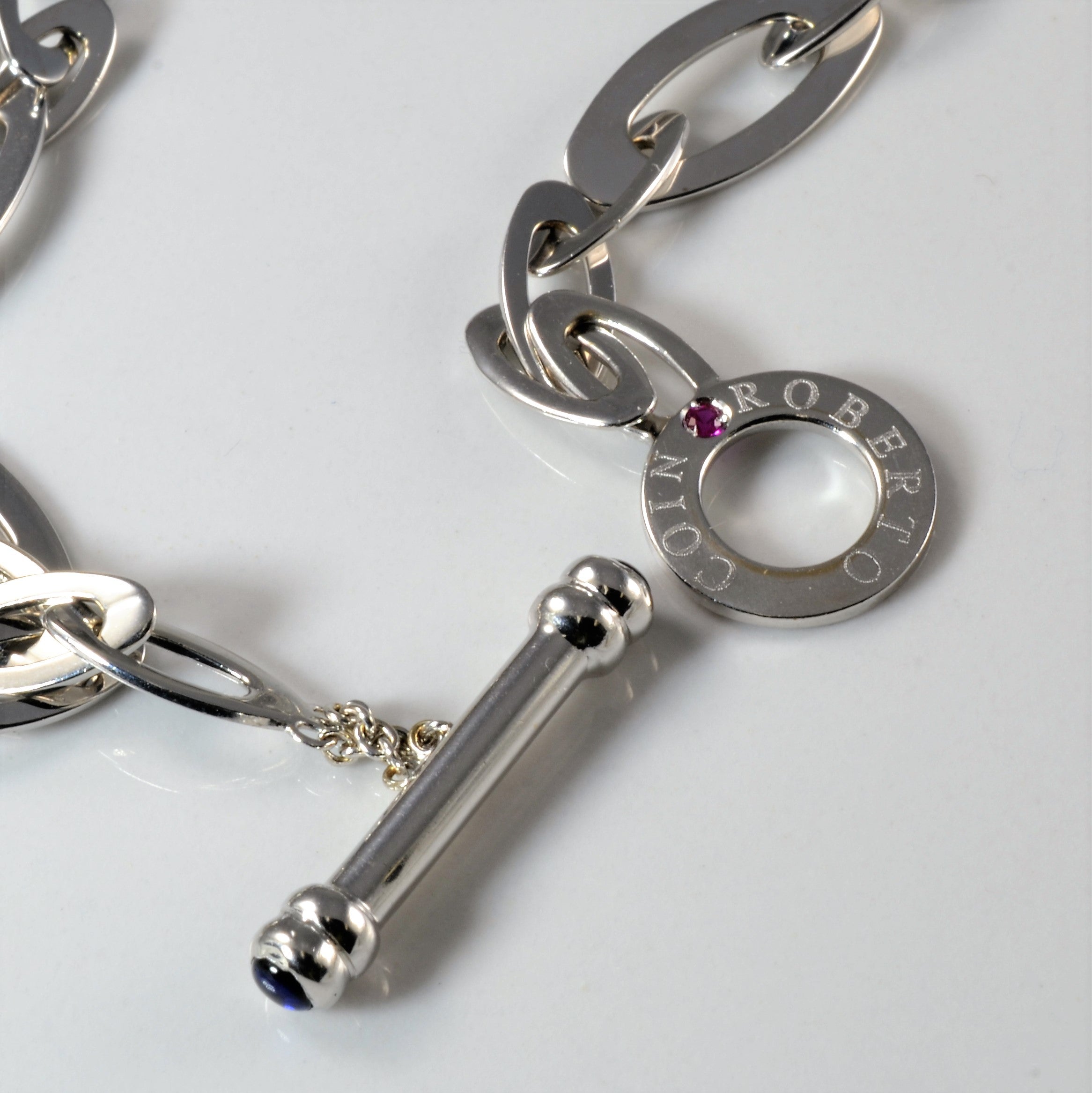 Roberto Coin' Rolo Chain Toggle Necklace | 18" |