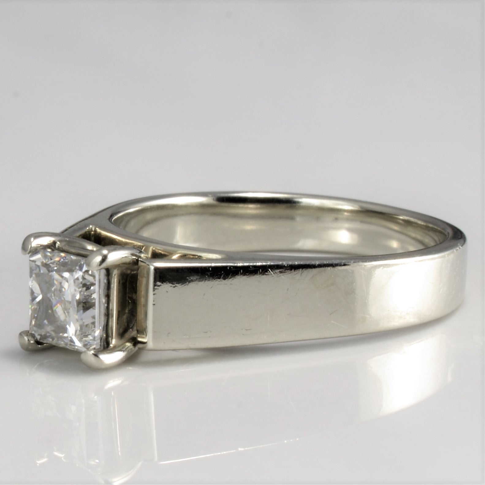 Tapered Princess Diamond Engagement Ring | 0.59 ct, SZ 6.5 |