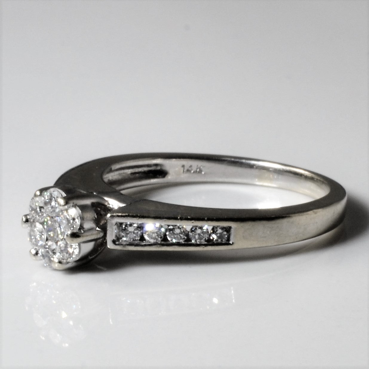 Illusion Cluster Diamond Ring | 0.37ctw | SZ 6 |