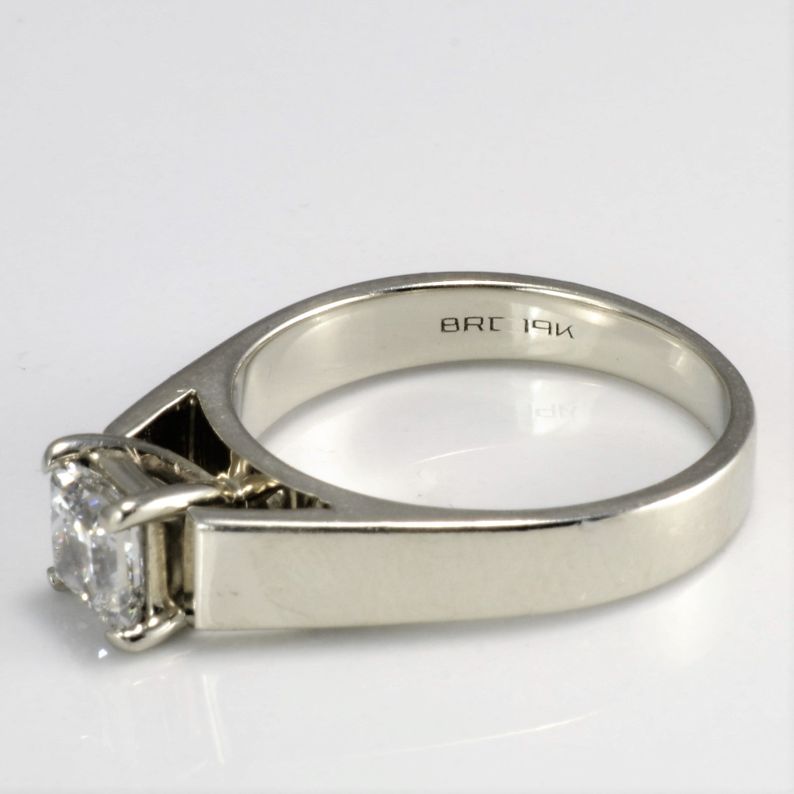 Tapered Princess Diamond Engagement Ring | 0.59 ct, SZ 6.5 |