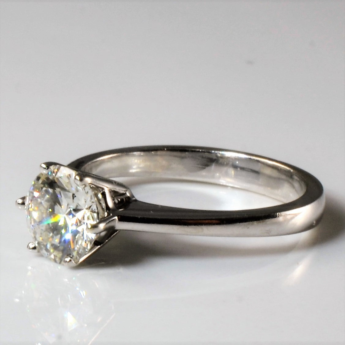 Six Prong Solitaire Diamond Engagement Ring | 1.00ct | SZ 4.75 |