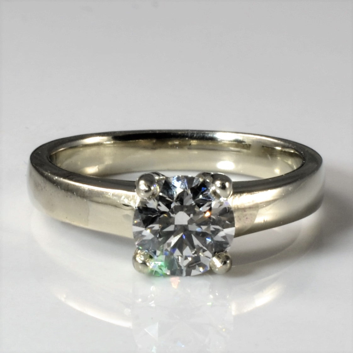 Solitaire Diamond Engagement Ring | 0.81ct | SZ 4.75 |