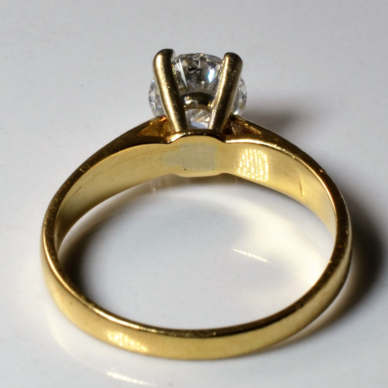 Basket Set Solitaire Diamond Ring | 0.92ct | SZ 6.5 |