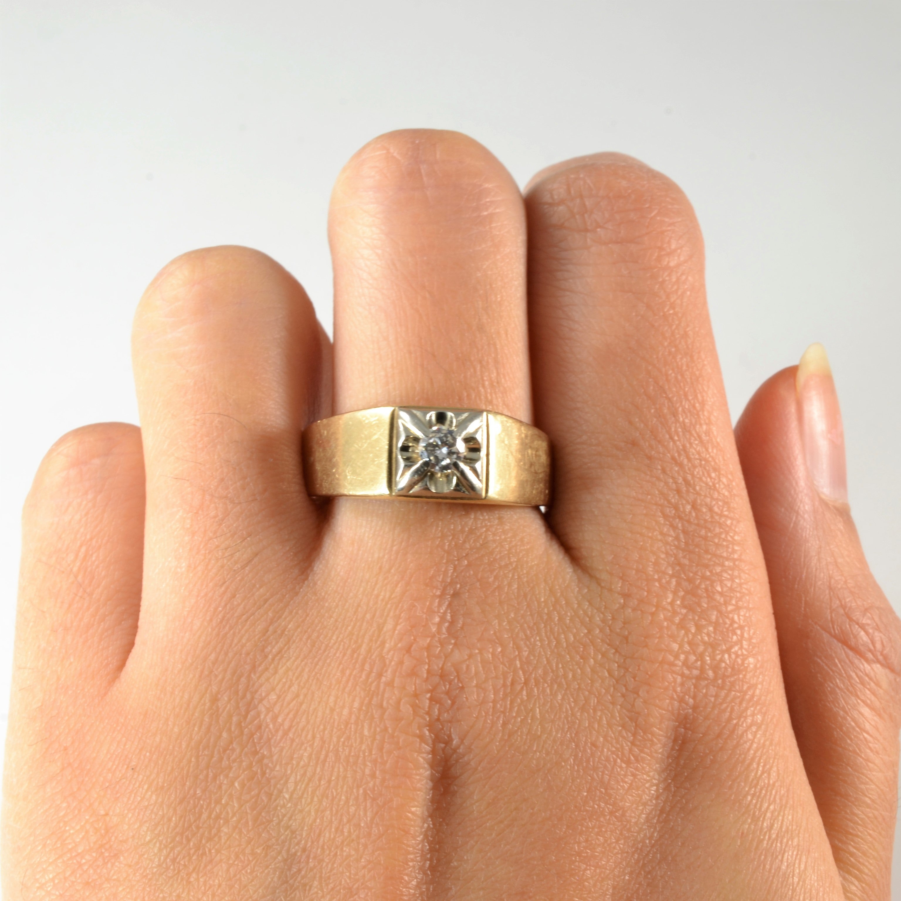 Claw Set Diamond Ring | 0.22ct | SZ 11.5 |