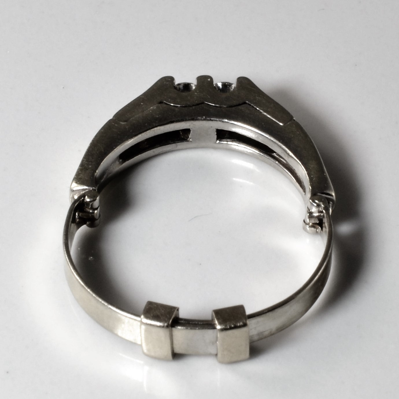 Arthritic Shank Double Diamond Band | 0.18ctw | SZ 3 |