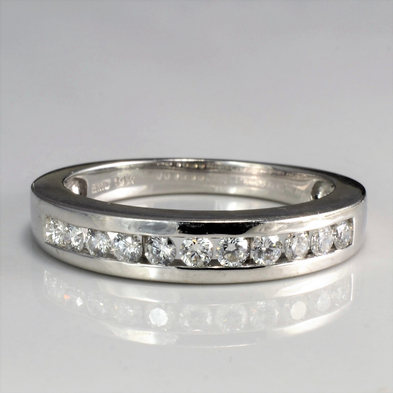 Channel Diamond Wedding Band | 0.30 ctw, SZ 6.5 |