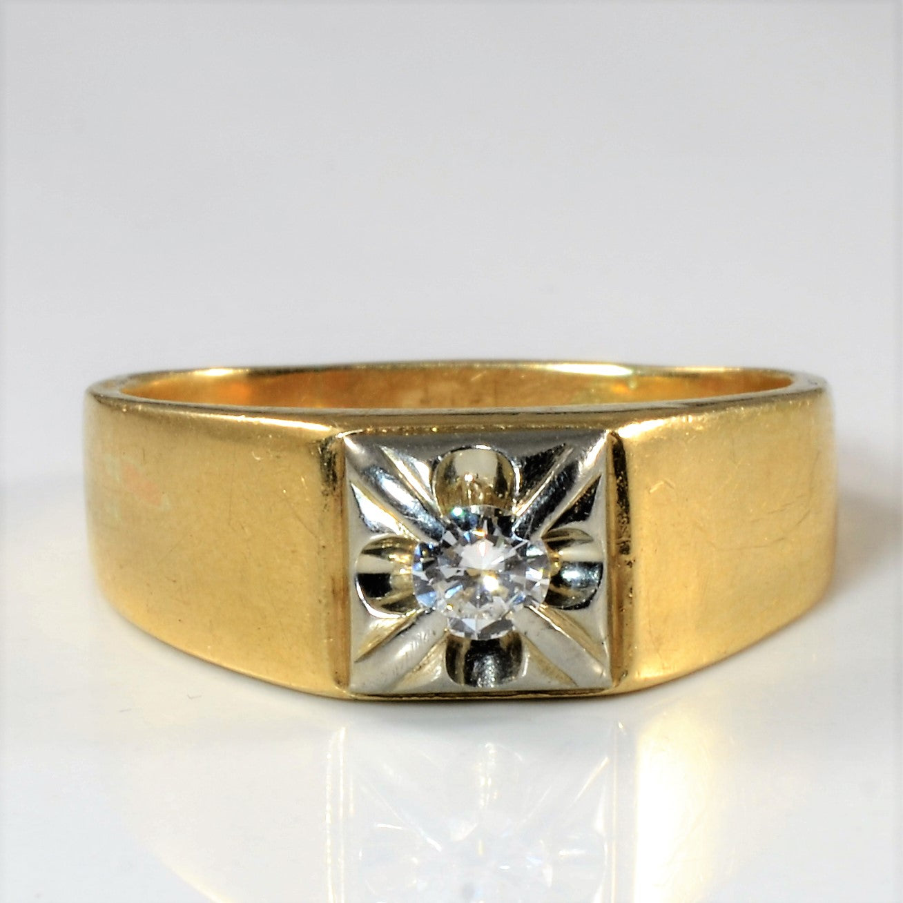 Claw Set Diamond Ring | 0.22ct | SZ 11.5 |