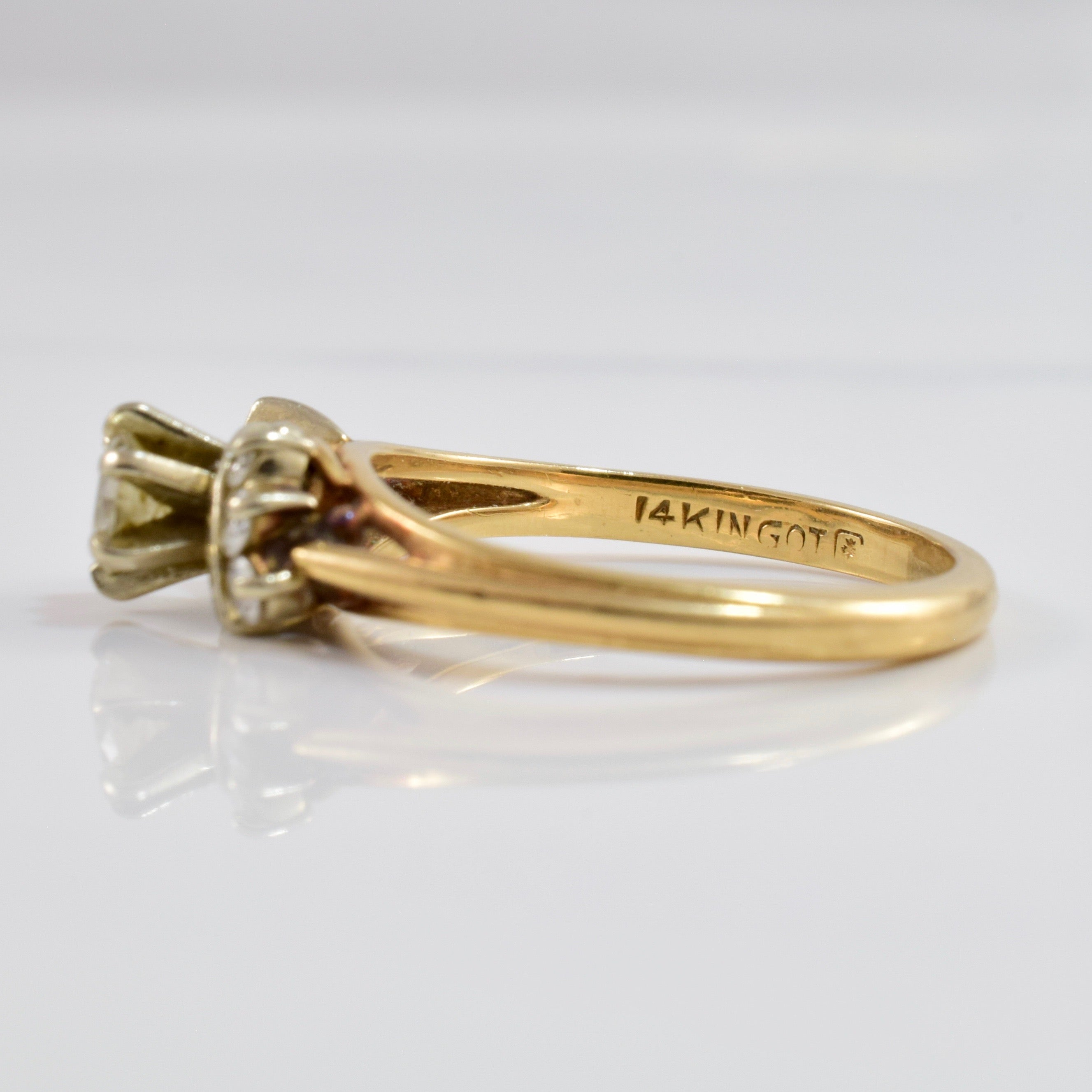 Diamond Engagement Ring | 0.35 ctw SZ 5.5 |
