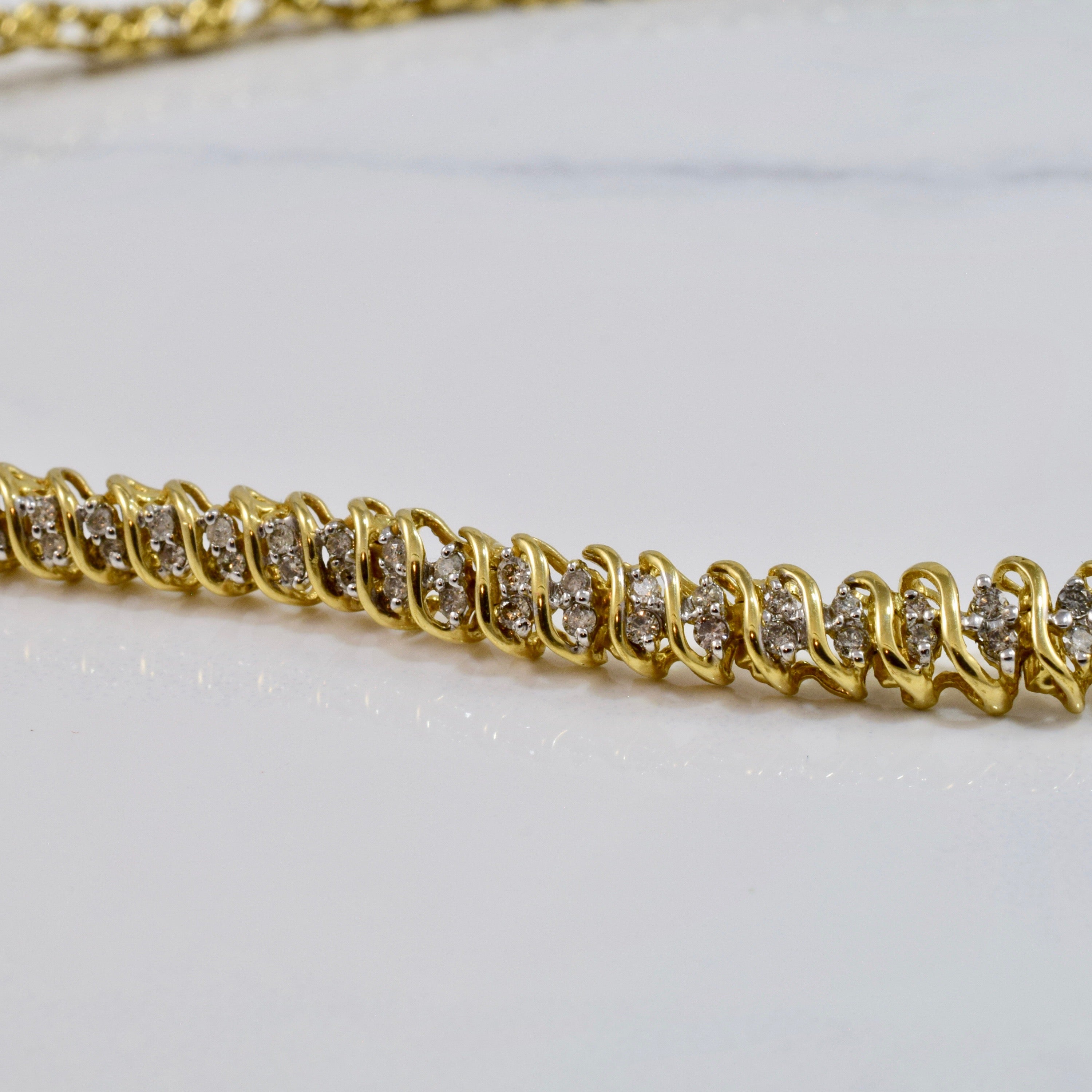Large Diamond Necklace | 5.74 ctw SZ 16.5" |