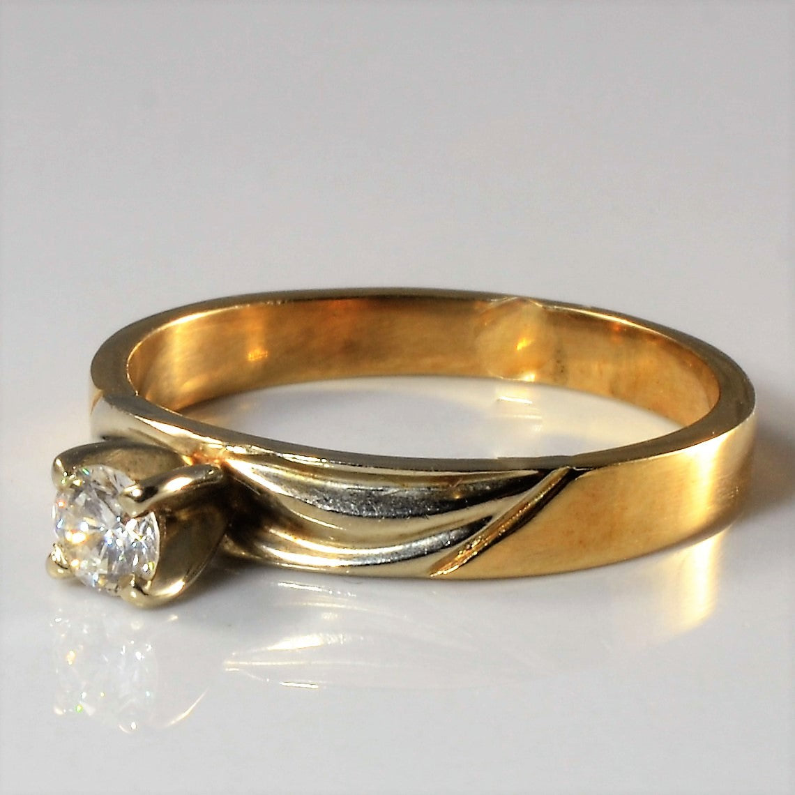 Solitaire Diamond Ring | 0.20ct | SZ 7.25 |