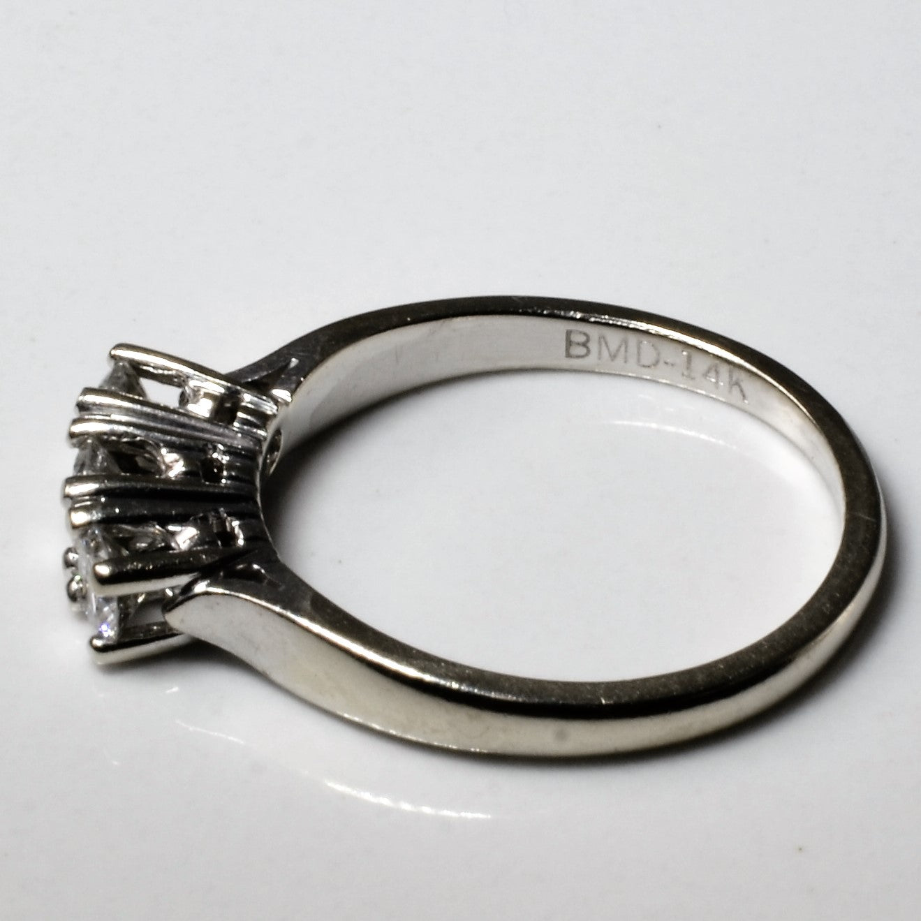 Three Stone Diamond Engagement Ring | 0.46ctw | SZ 6.75 |