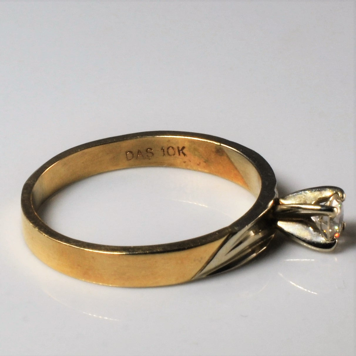 Solitaire Diamond Ring | 0.20ct | SZ 7.25 |