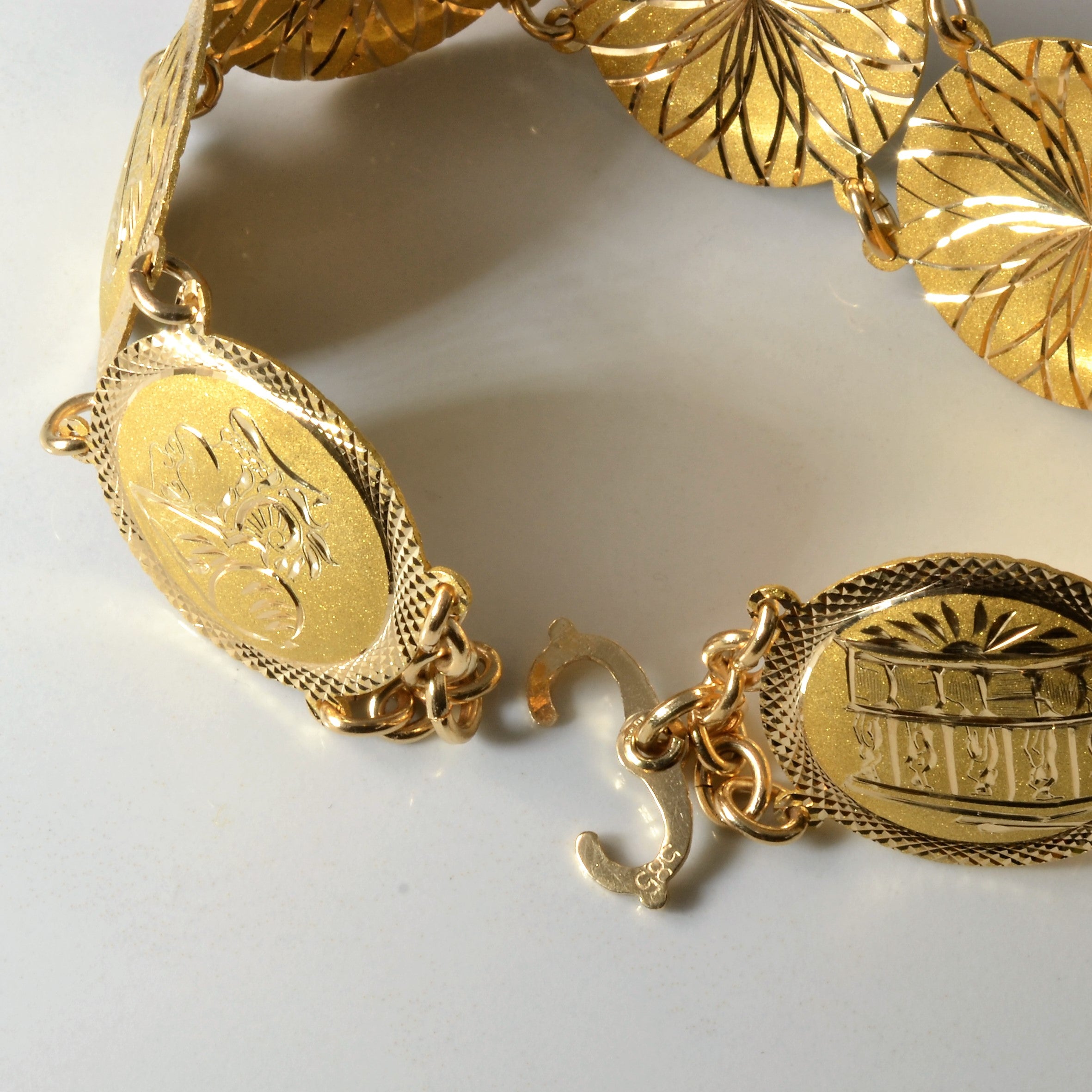 Hand Engraved Custom Travel Lovers Bracelet | 7.5" |