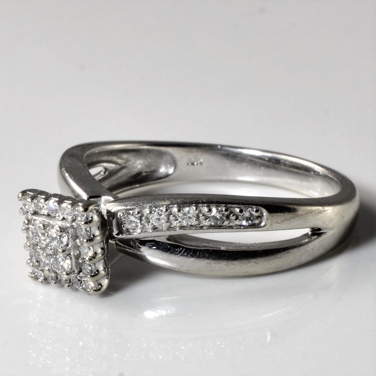 Cluster Set Diamond Ring | 0.21ctw | SZ 7 |