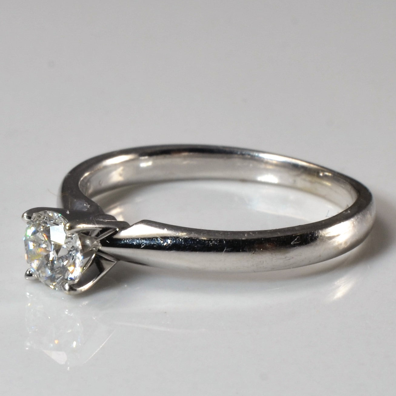White Gold Solitaire Diamond Ring | 0.31ct | SZ 4.5 |