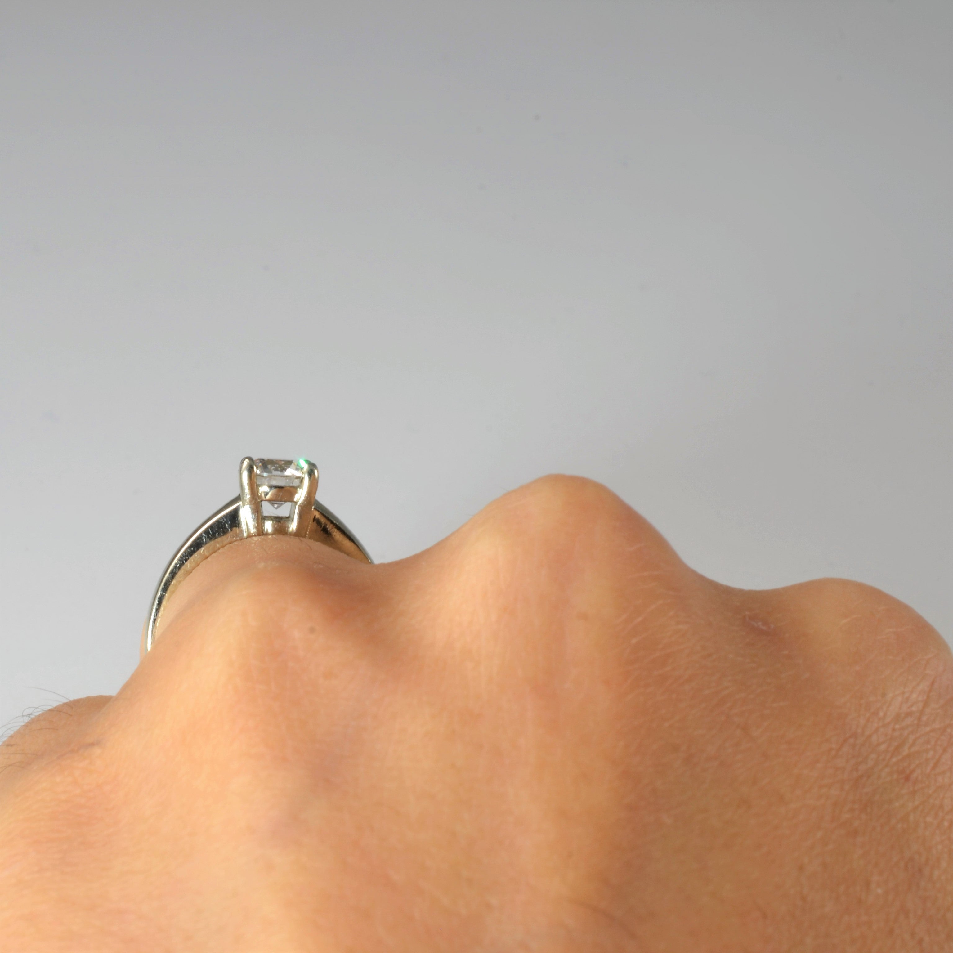 Solitaire Diamond Engagement Ring | 0.81ct | SZ 4.75 |