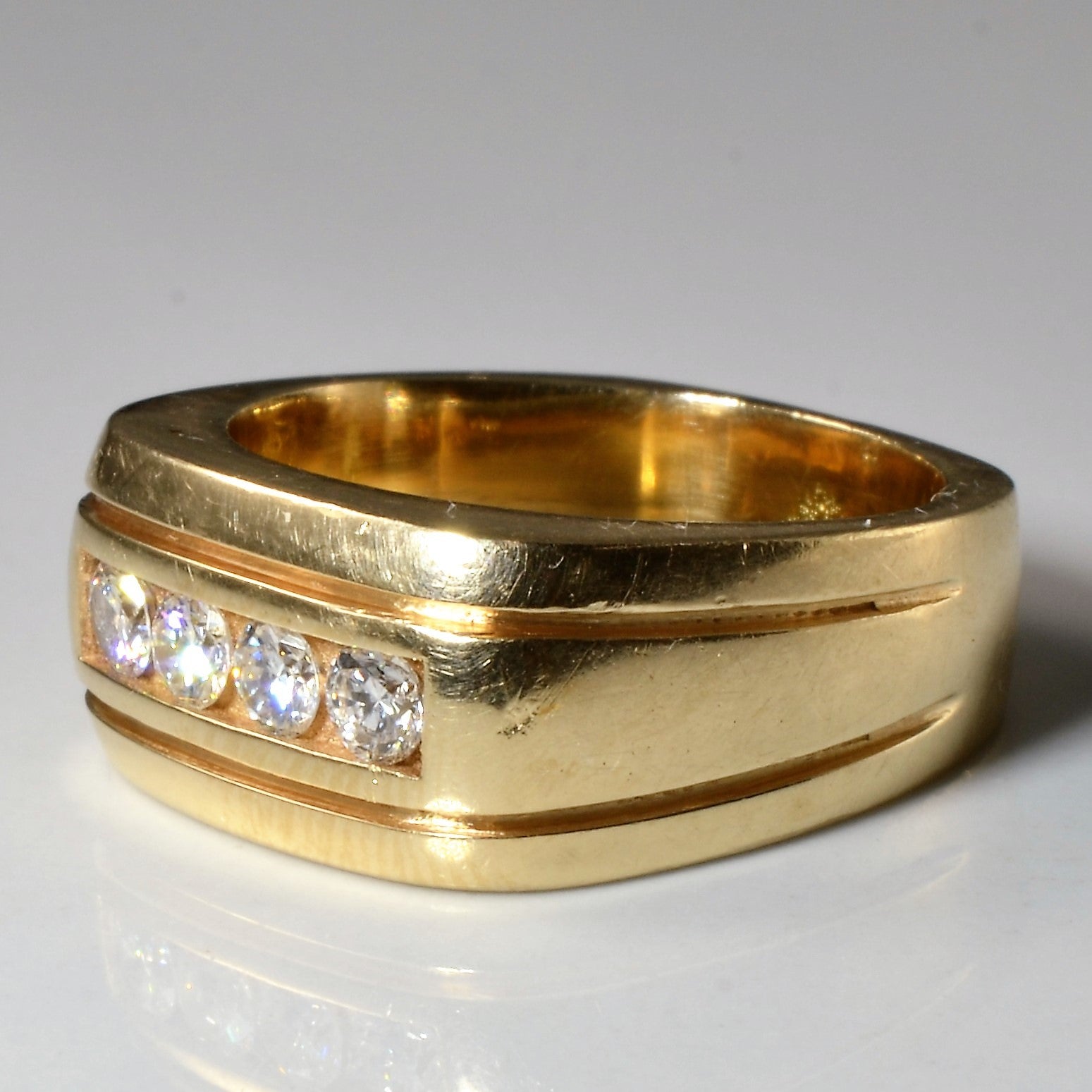 Channel Set Diamond Band | 0.52ctw | SZ 7.75 |