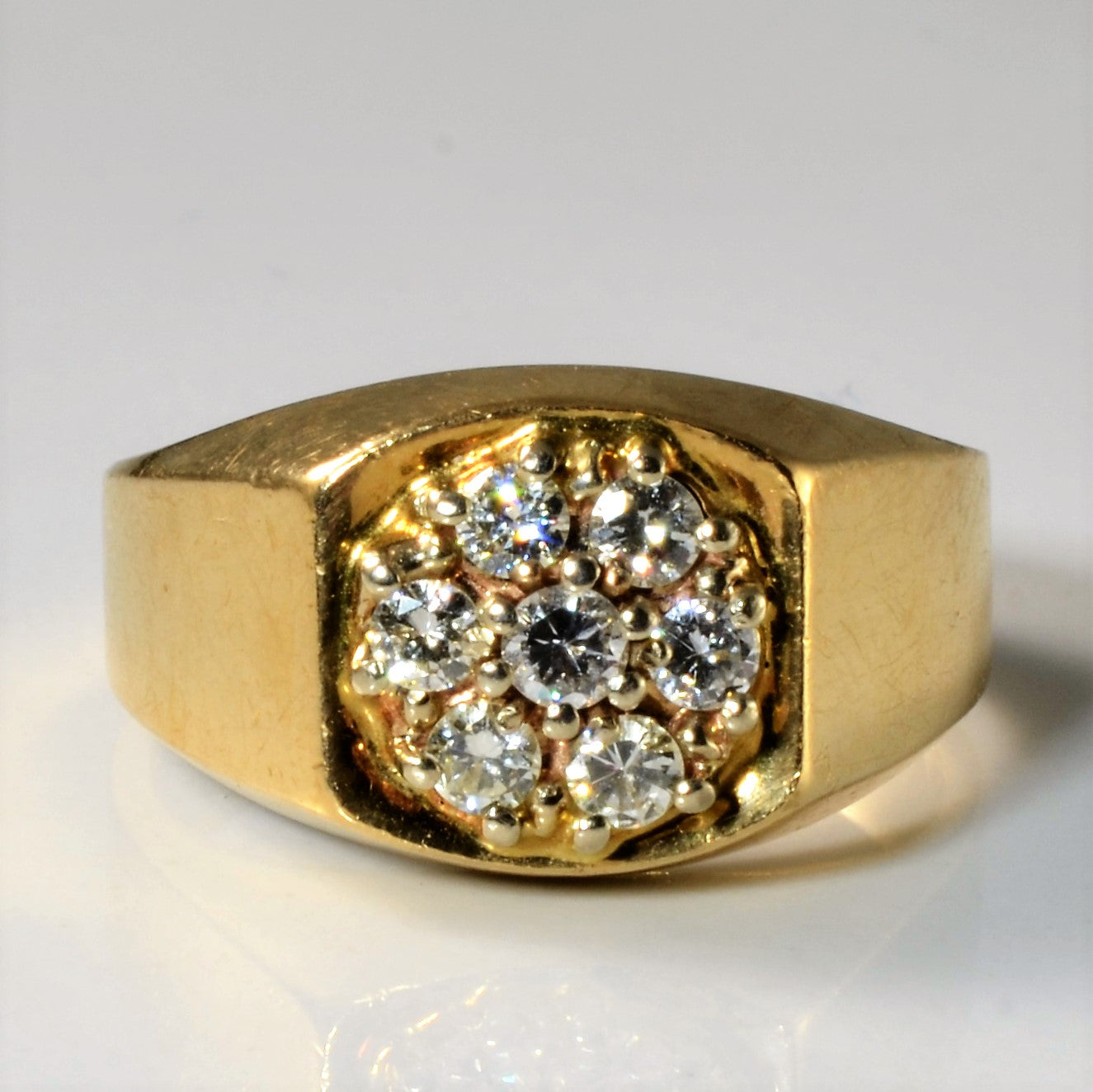 Cluster Set Diamond Ring | 0.49ctw | SZ 10.5 |