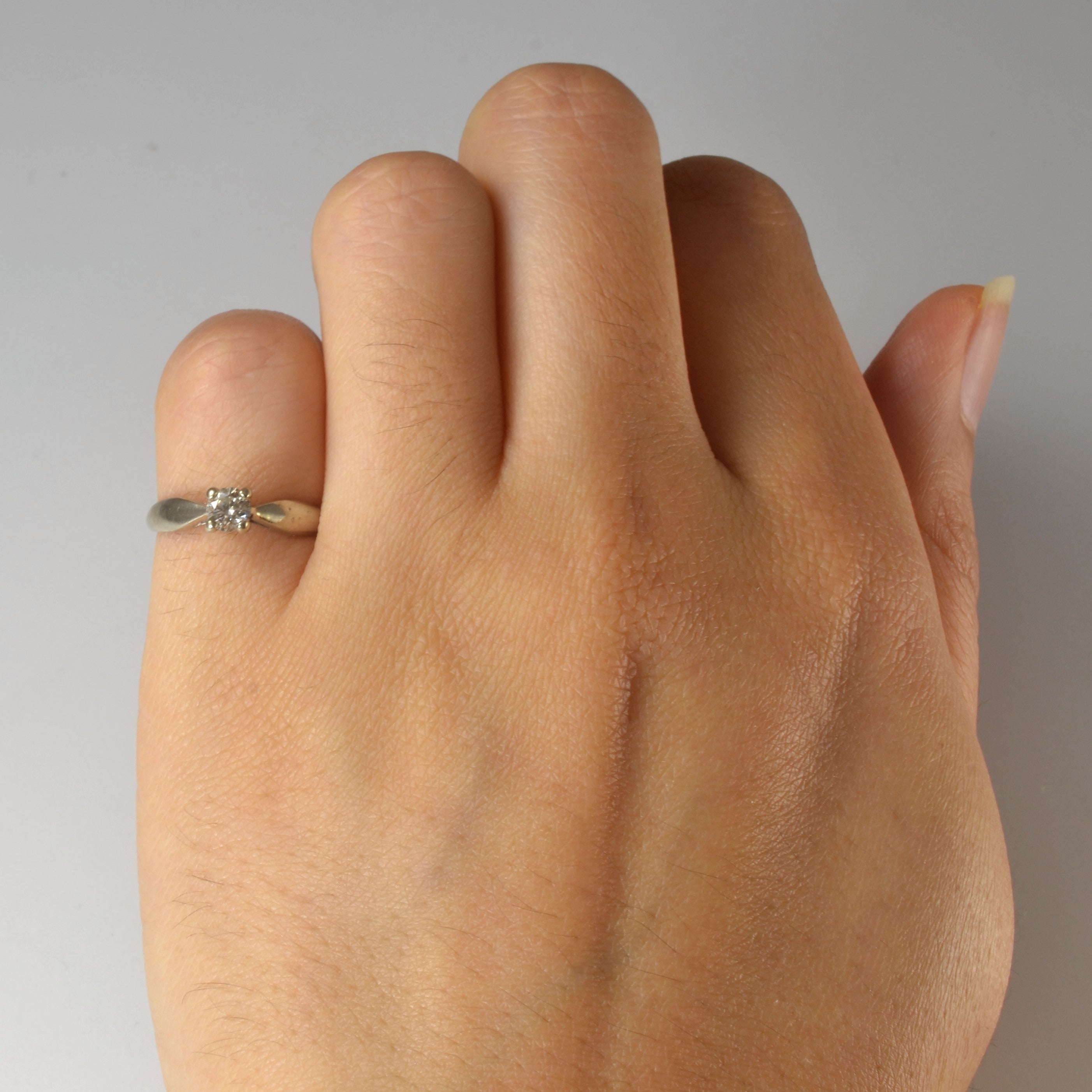 Solitaire Diamond Ring | 0.20ct | SZ 3.75 |