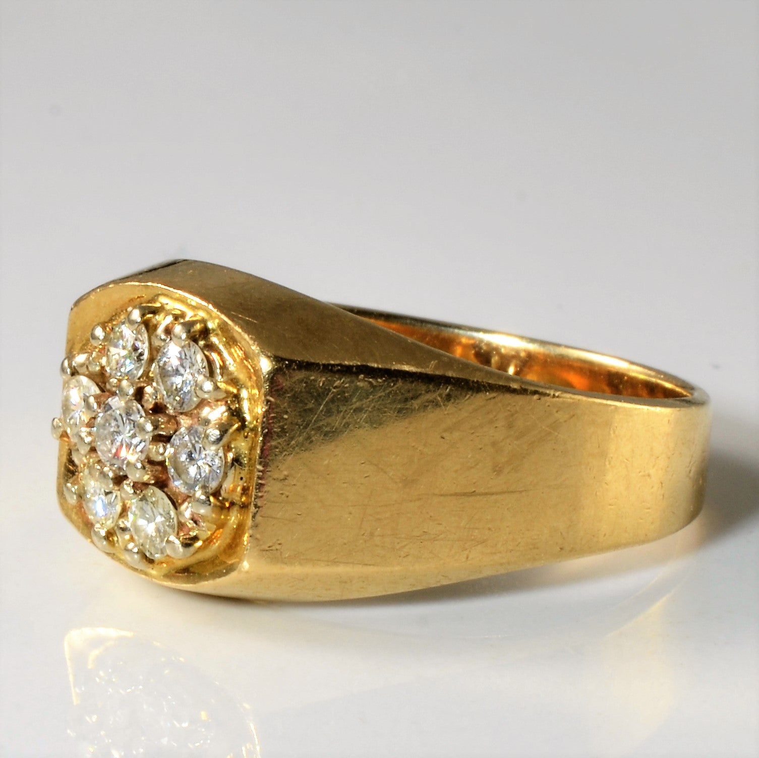 Cluster Set Diamond Ring | 0.49ctw | SZ 10.5 |