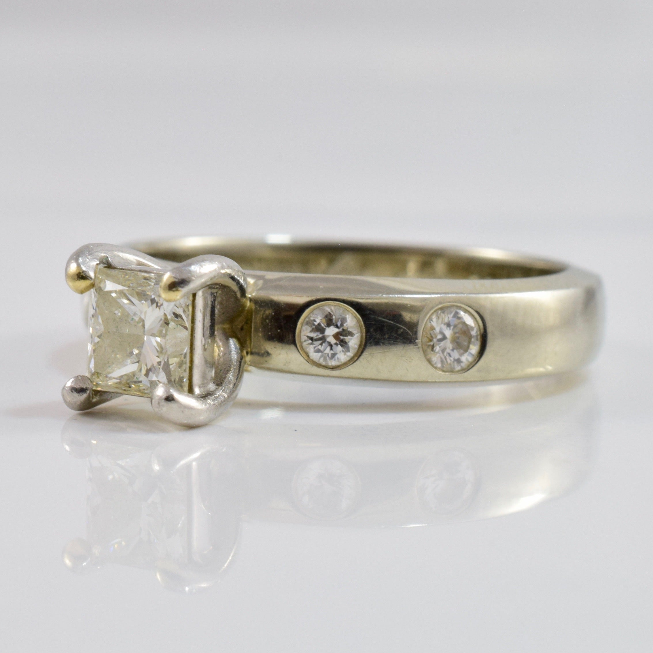 Five Stone Princess Diamond Engagement Ring | 0.65ctw | SZ 7 |