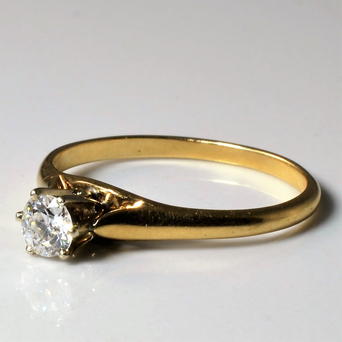 Six Prong Solitaire Diamond Ring | 0.23ct | SZ 6 |