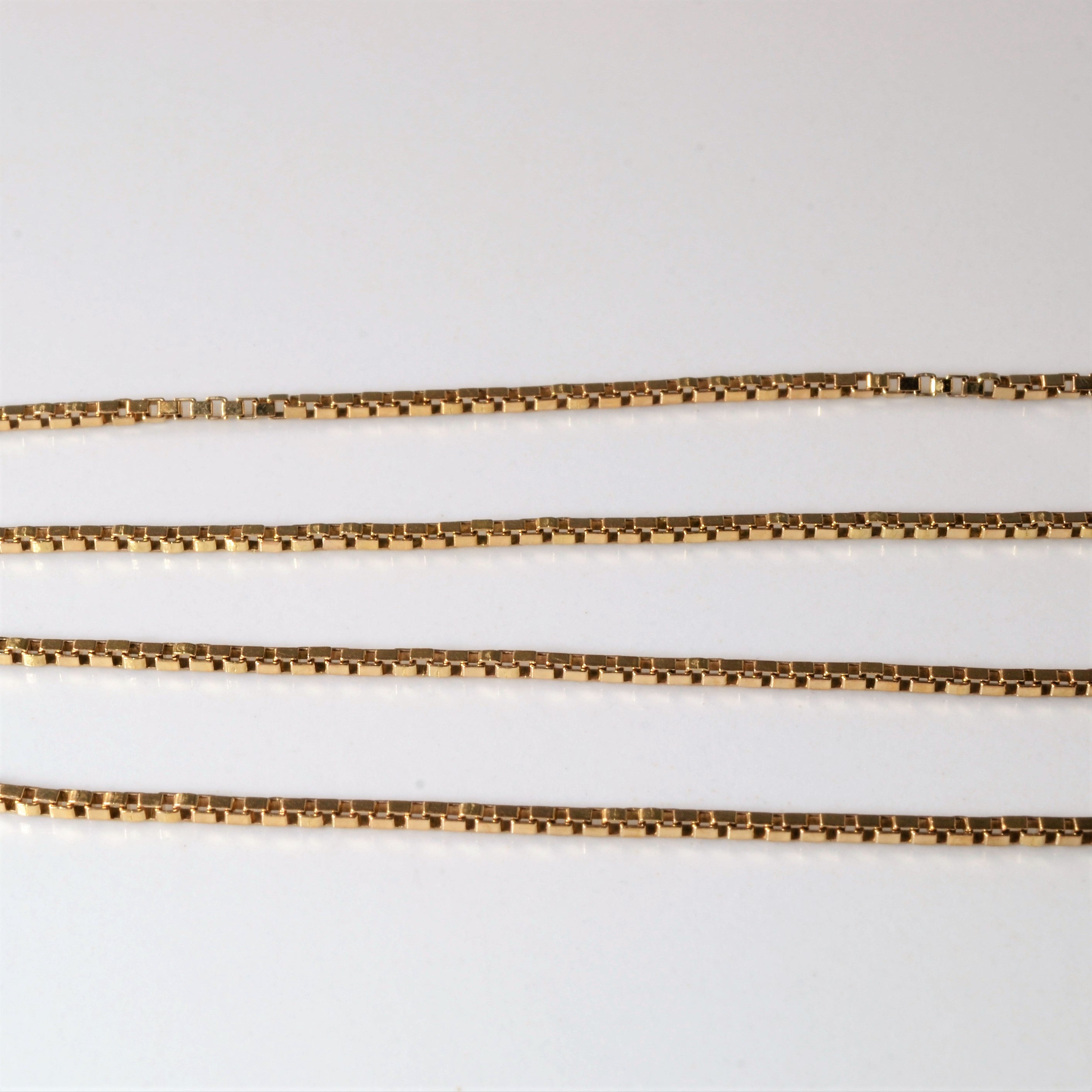 10k Yellow Gold Box Chain | 16" |