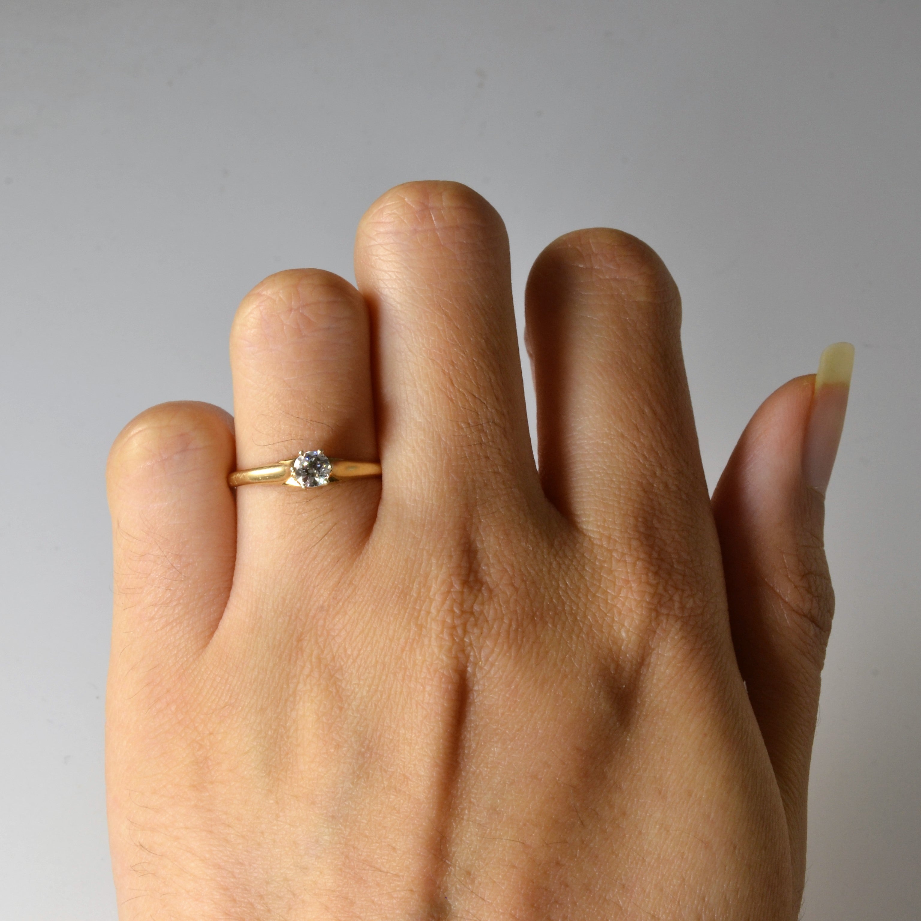 Six Prong Solitaire Diamond Ring | 0.23ct | SZ 6 |