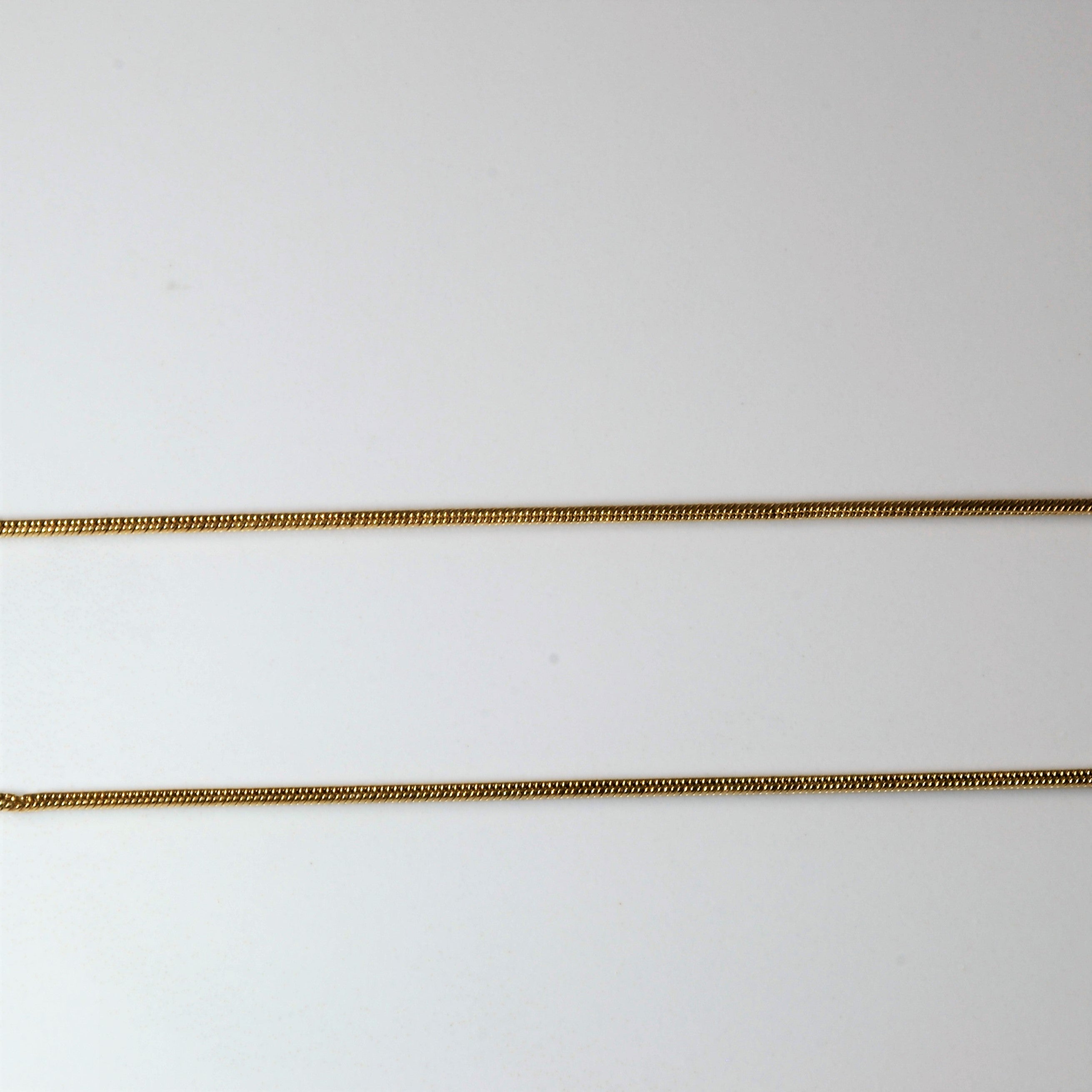 10k Yellow Gold Snake Chain | 22" |