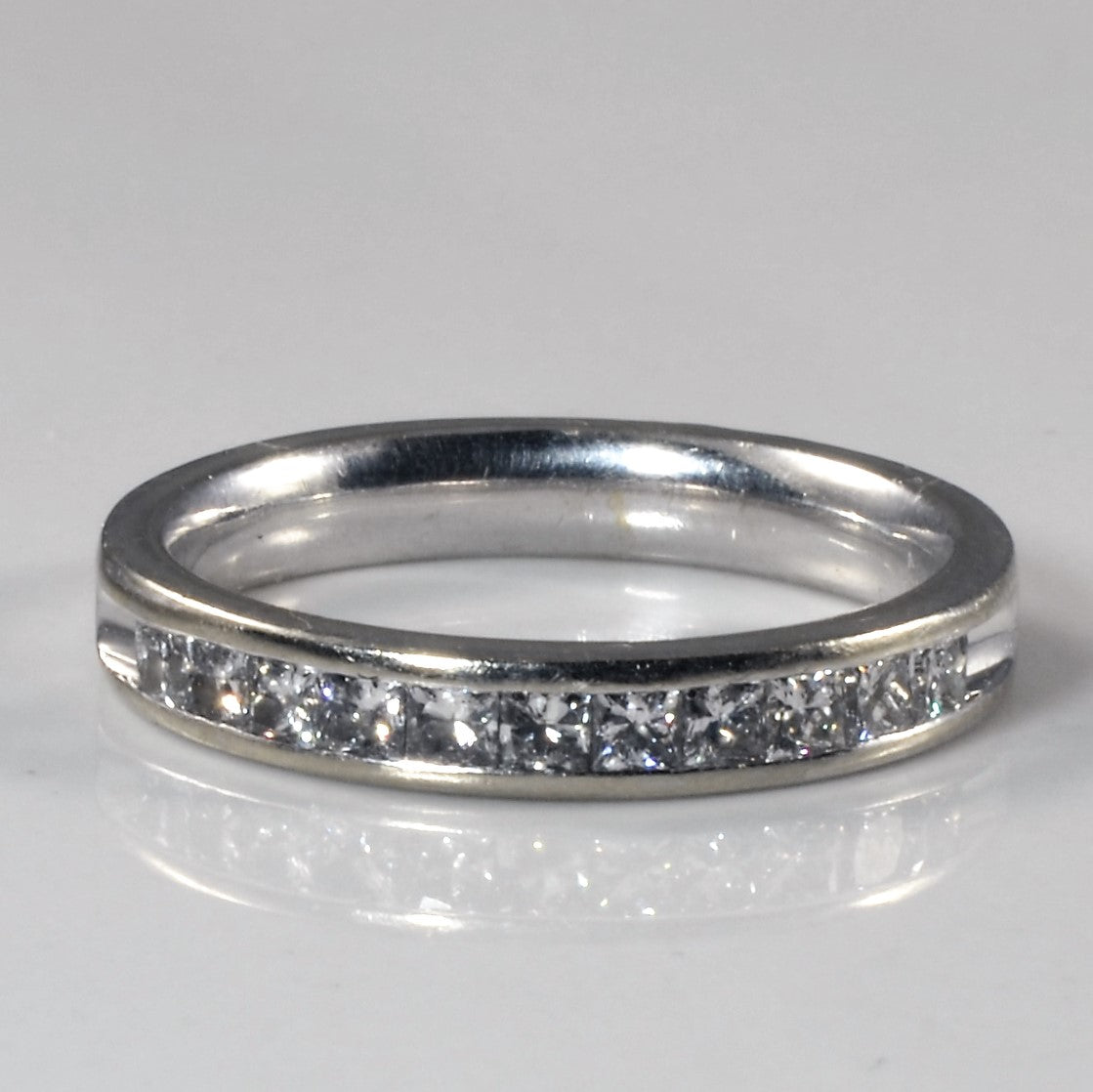 Princess Diamond Semi Eternity Band | 0.44ctw | SZ 6 |