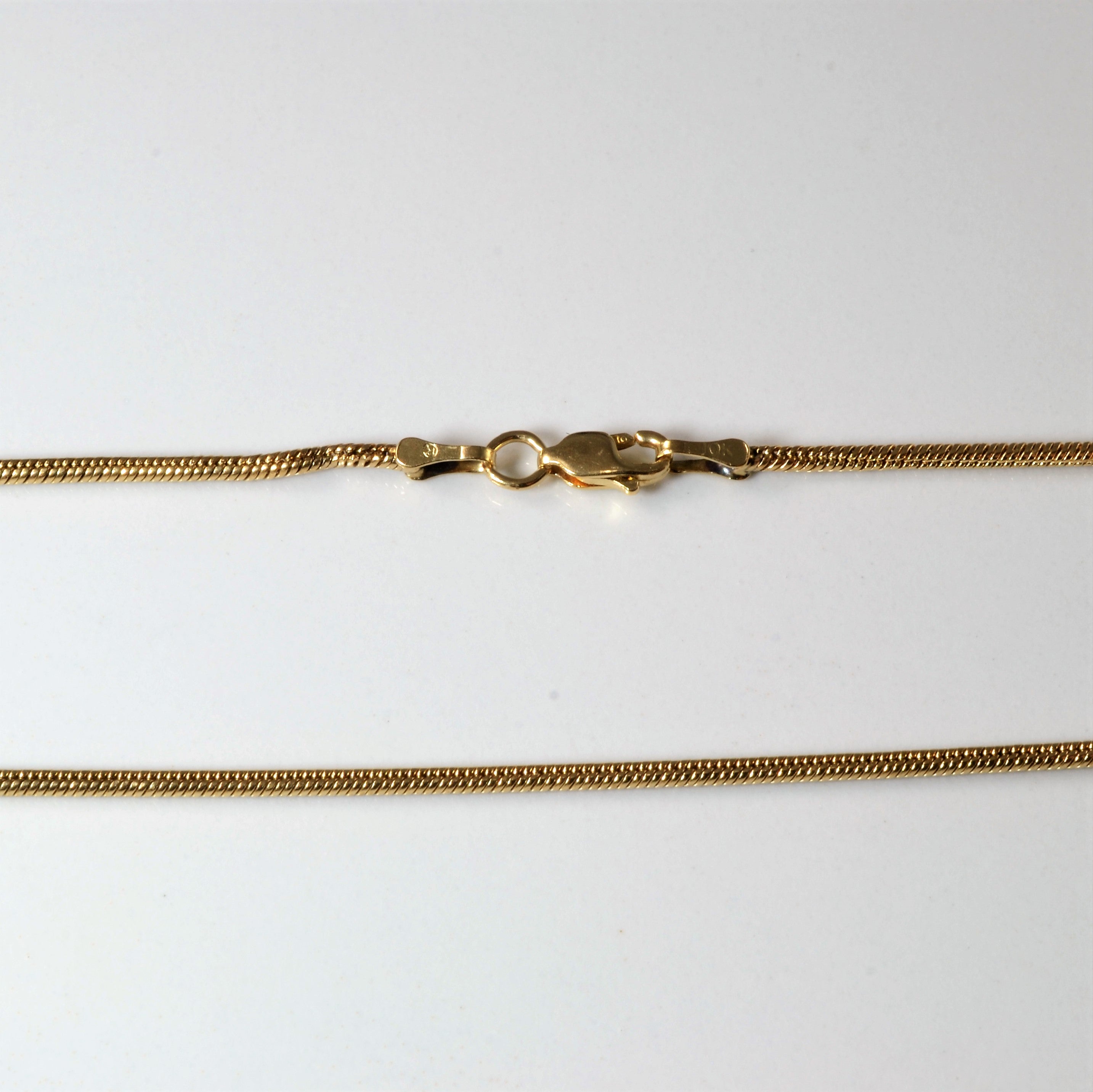10k Yellow Gold Snake Chain | 22" |