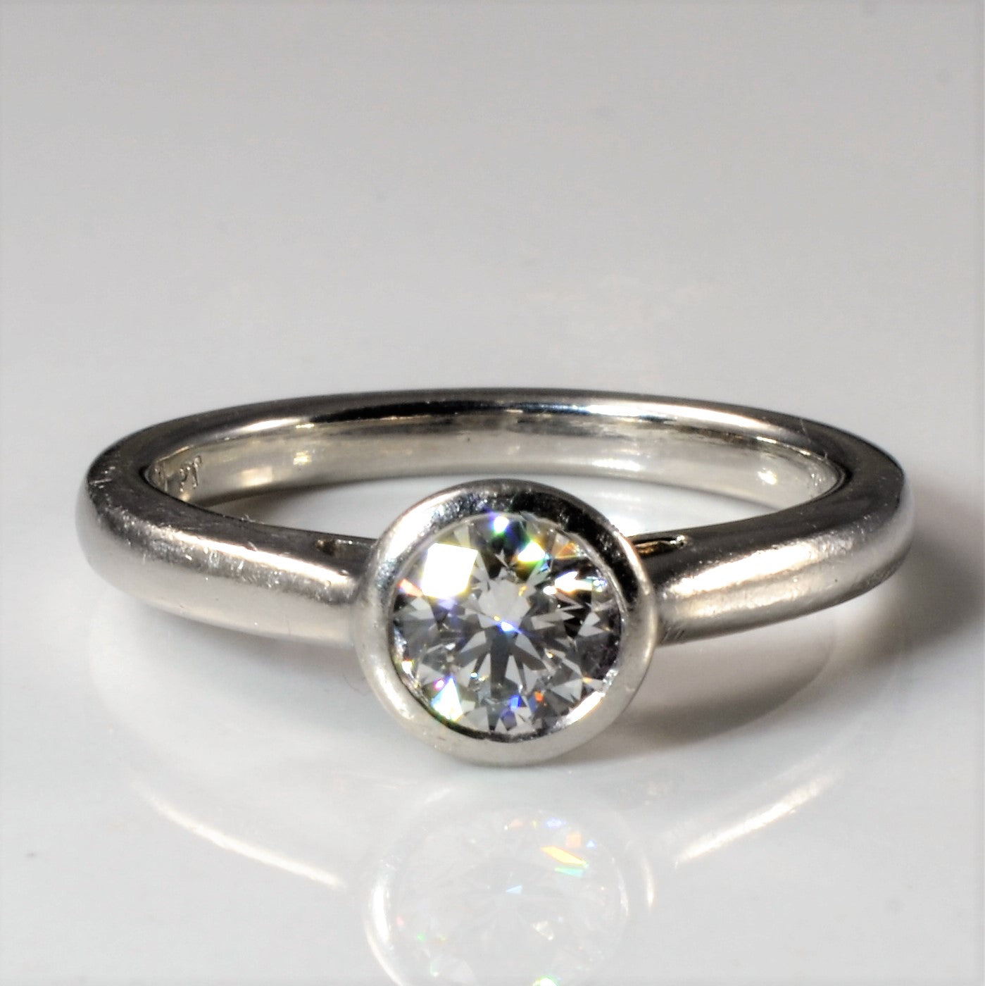 Half Carat Internally Flawless Diamond Engagement Ring | 0.50 ct | SZ 5.25 |