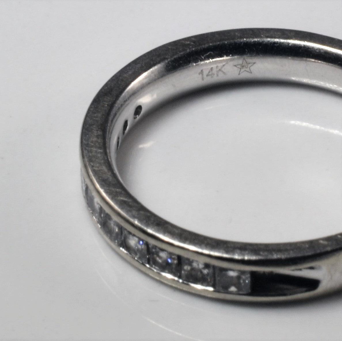 Princess Diamond Semi Eternity Band | 0.44ctw | SZ 6 |