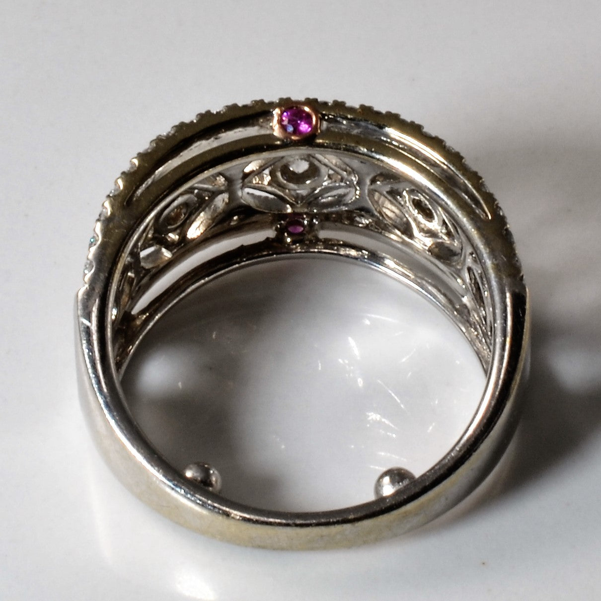 Filigree Design Diamond Ring | 0.54ctw | SZ 7 |