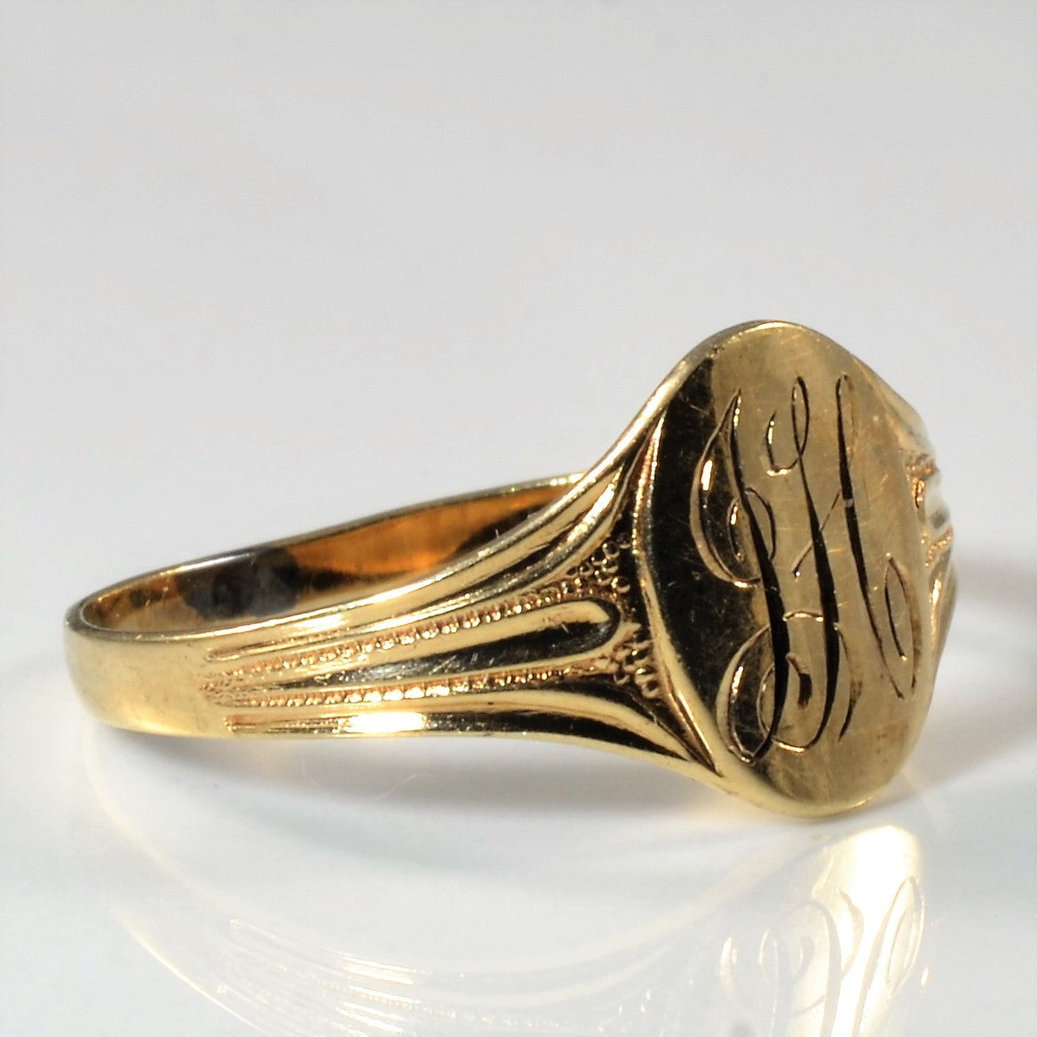 Initial 'JH' Signet Ring | SZ 7.75 |