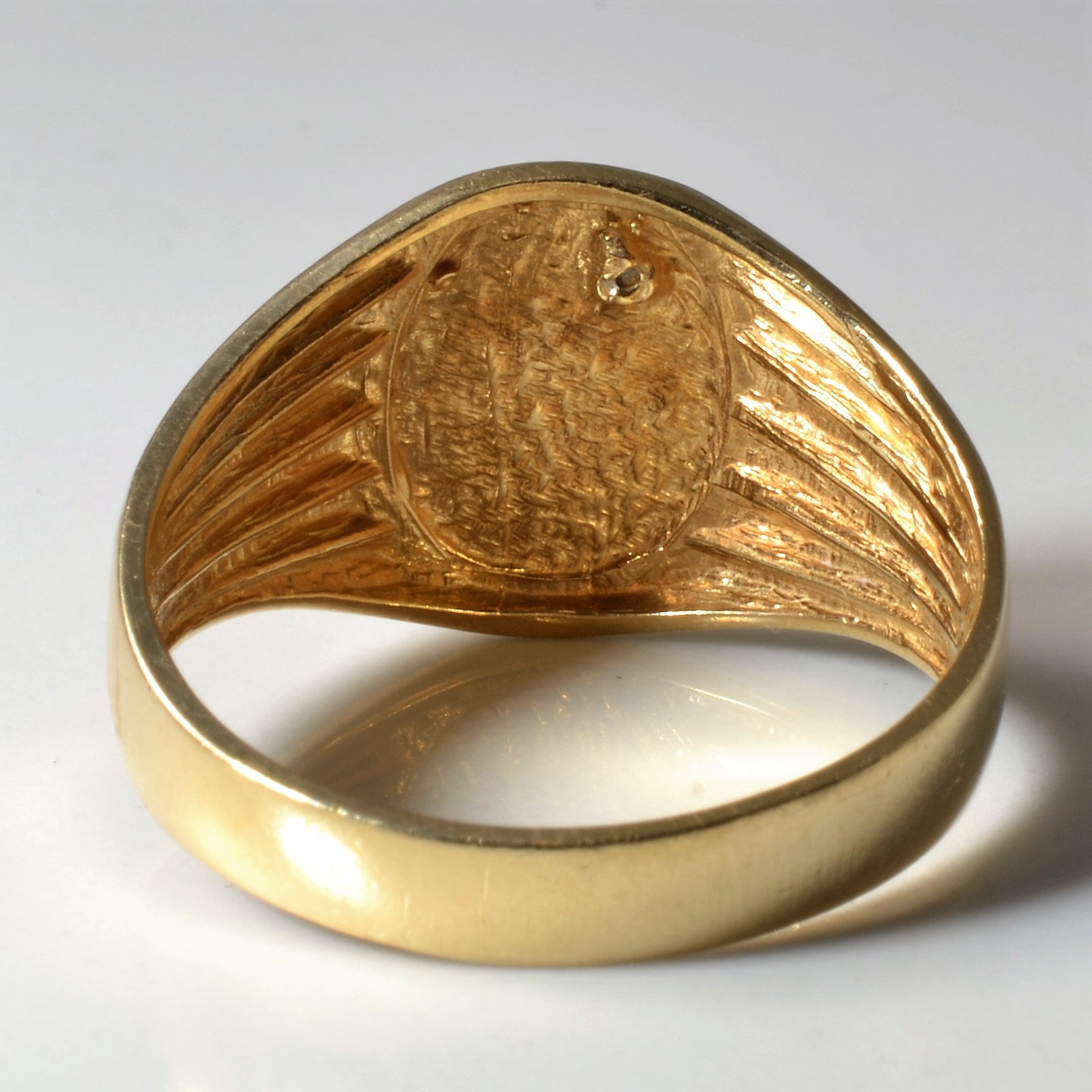 Diamond Signet Ring | 0.01ct | SZ 10.5 |