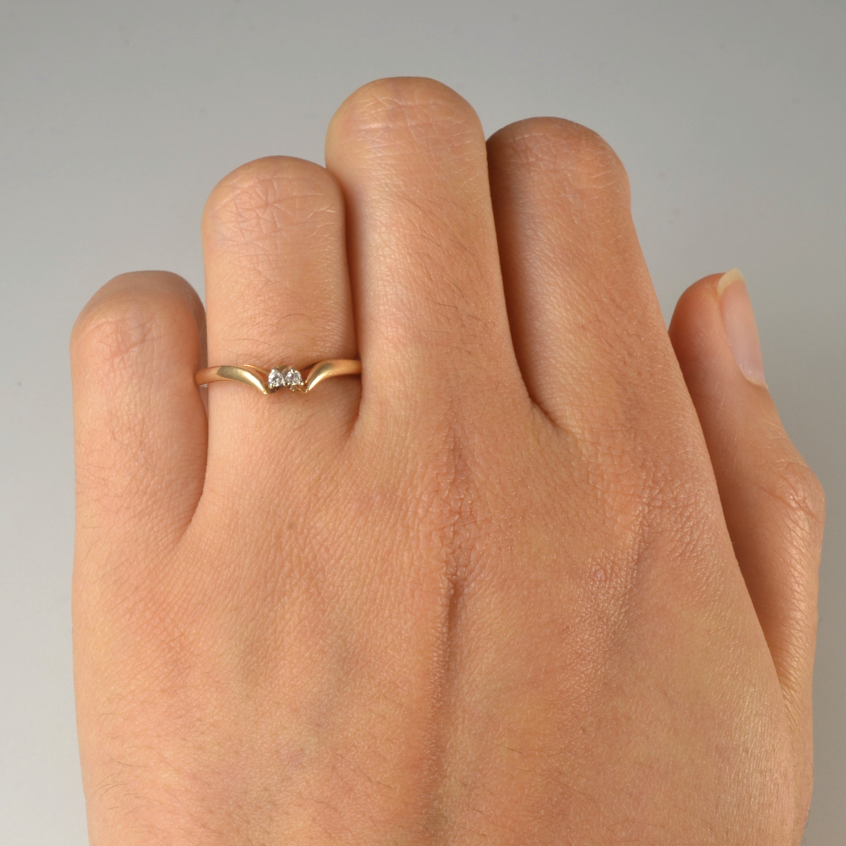 Two Stone Diamond Ring | 0.03ctw | SZ 5.75 |