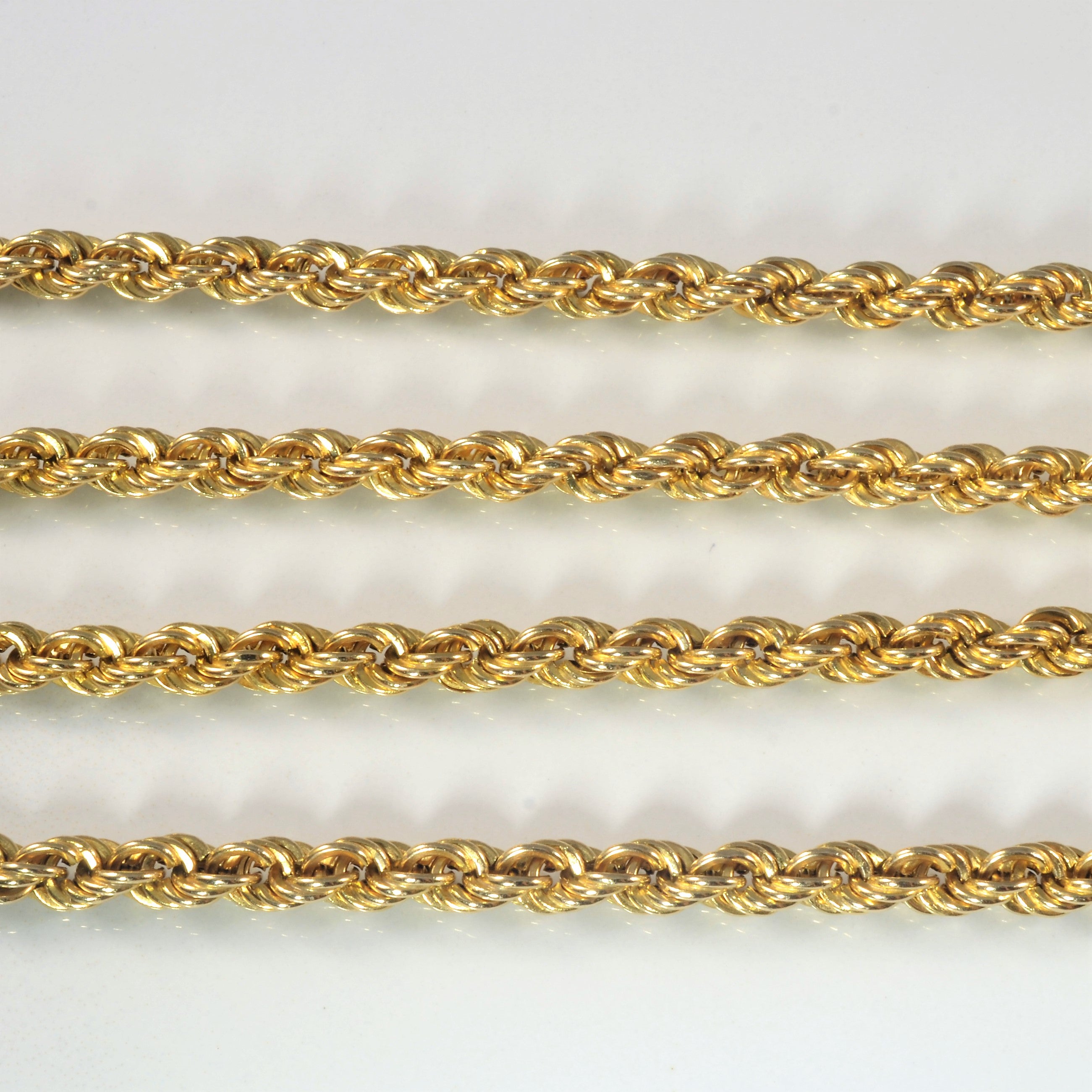 10k Yellow Gold Rope Chain | 28" |