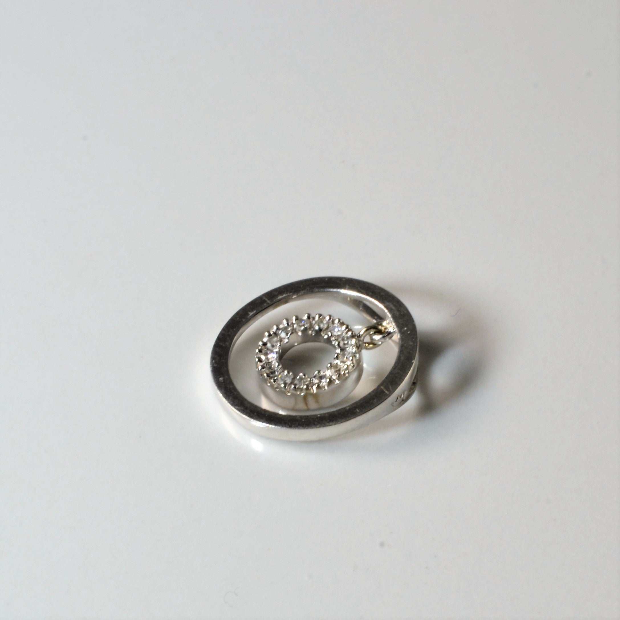 Pave Diamond Eternity Pendant | 0.08ctw |