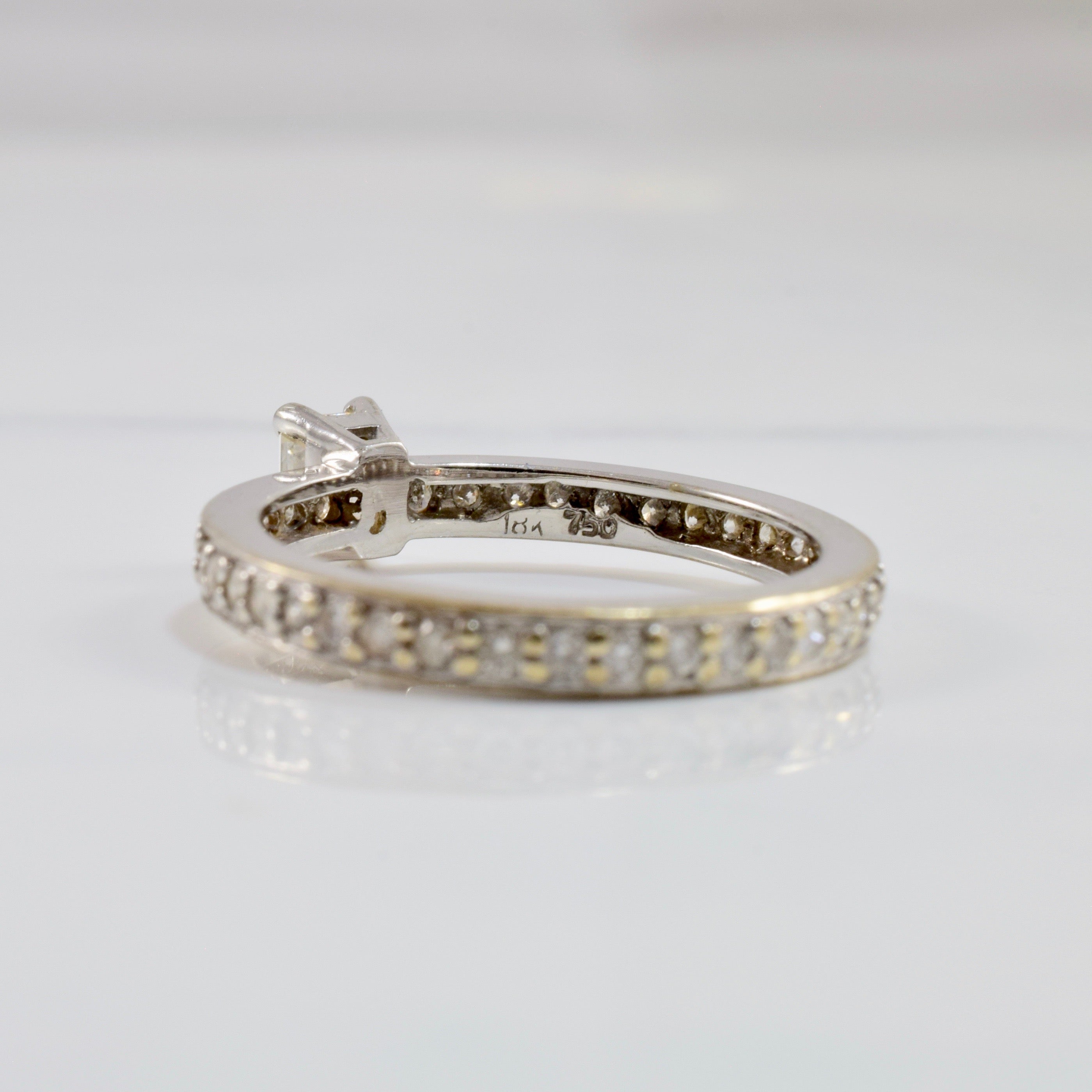 Full Eternity Solitaire Engagement Ring | 0.97 ctw SZ 6.75 |