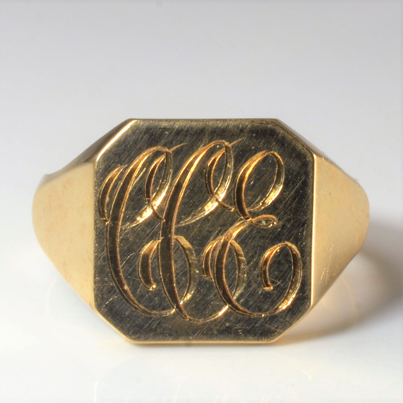 Initial 'CCE' Signet Ring | SZ 12 |