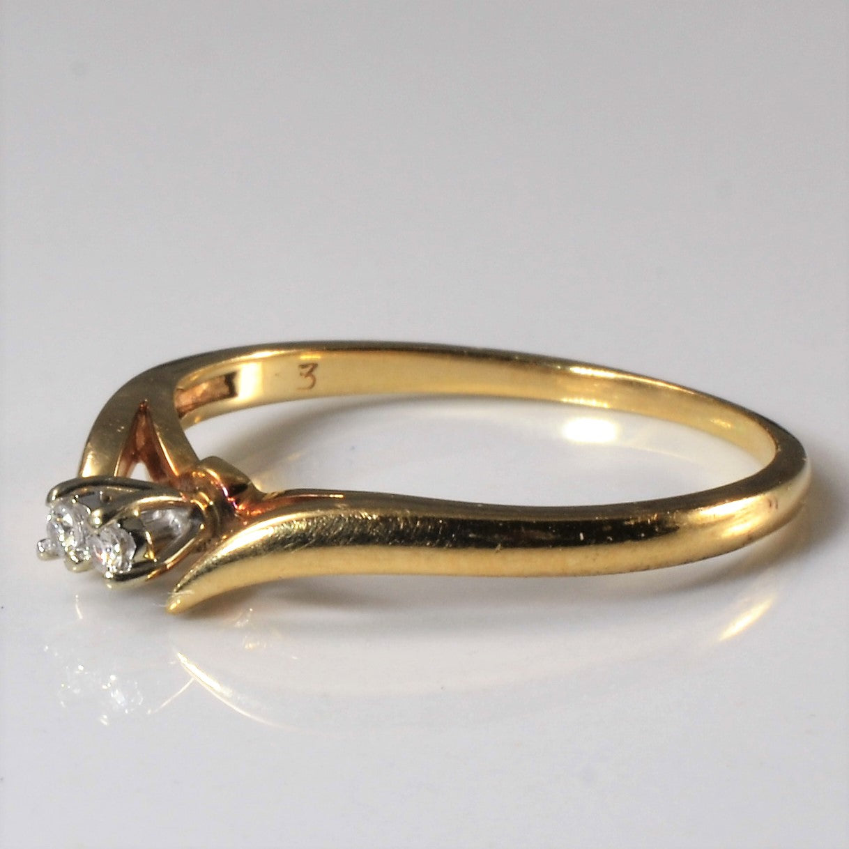 Two Stone Diamond Ring | 0.03ctw | SZ 5.75 |