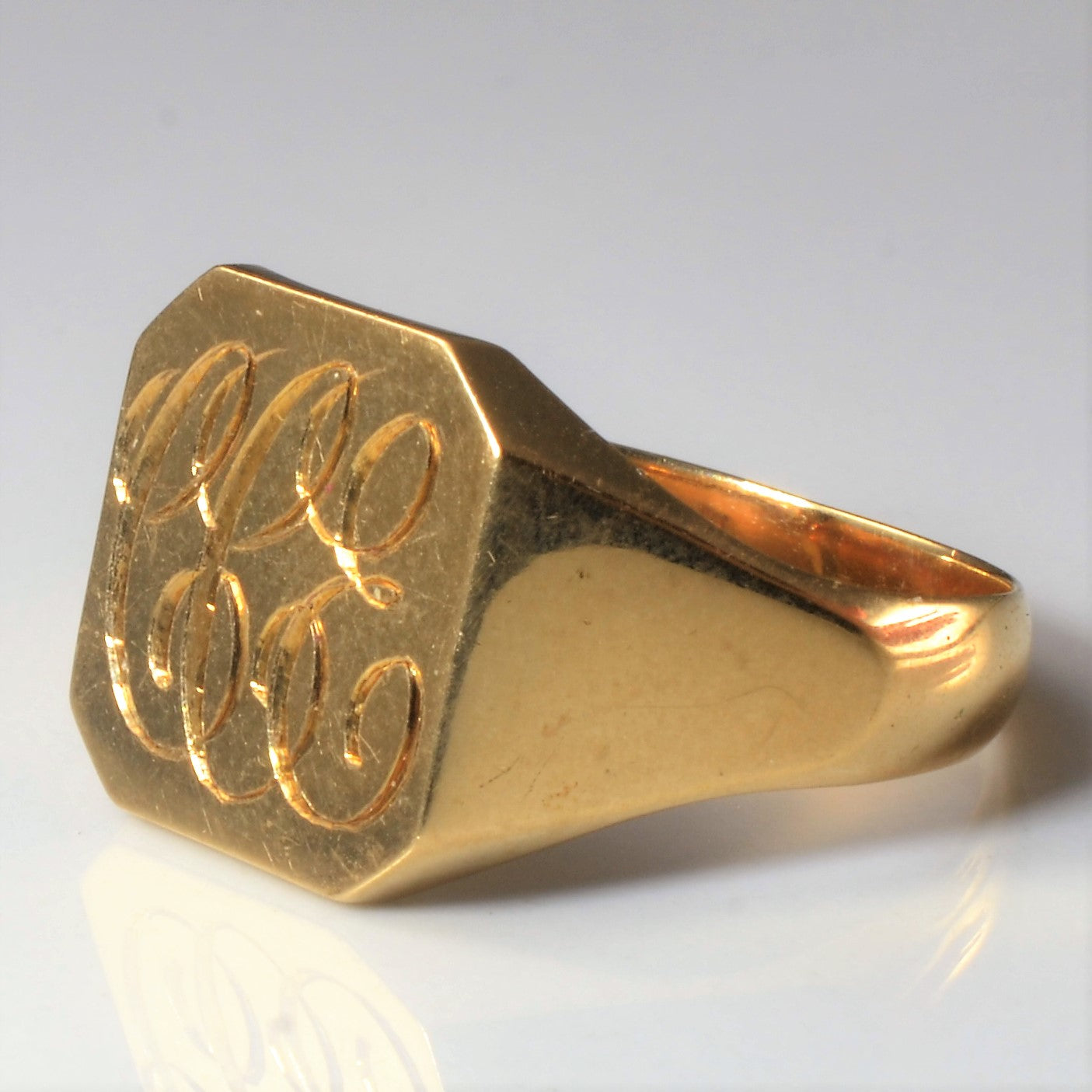 Initial 'CCE' Signet Ring | SZ 12 |
