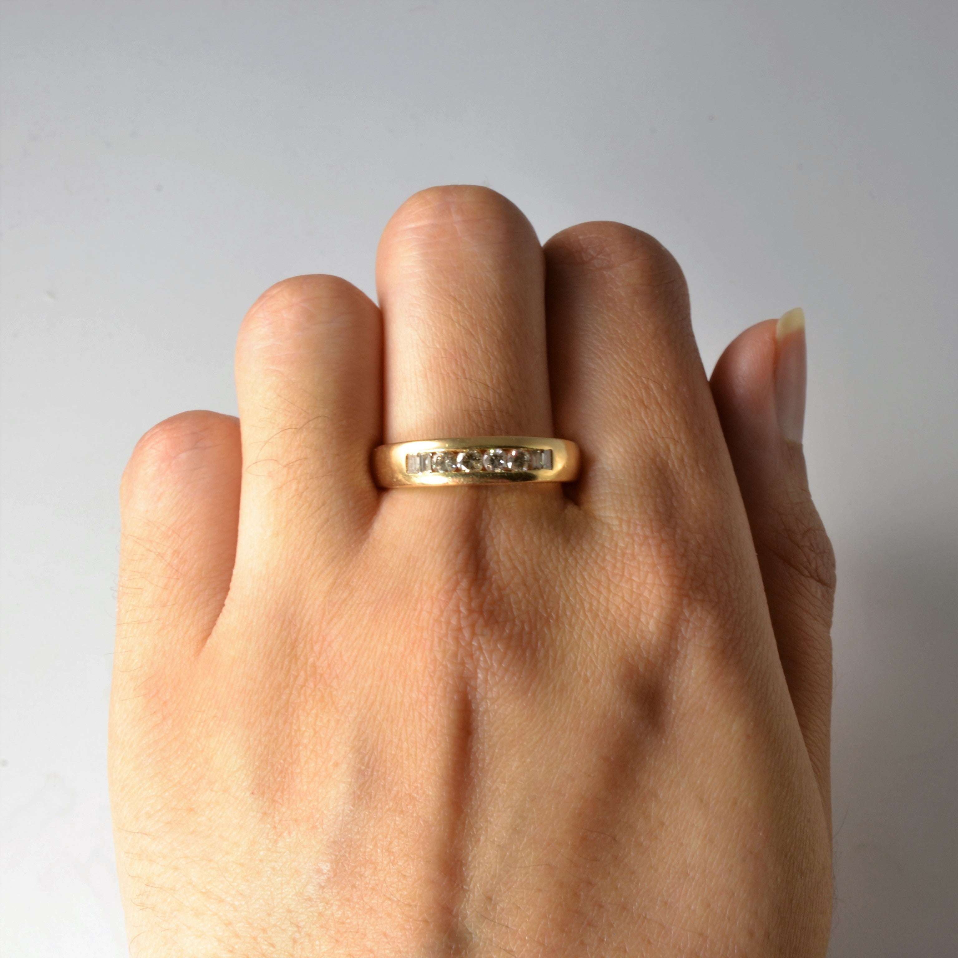Mixed Cut Diamond Channel Band | 0.46ctw | SZ 9.25 |
