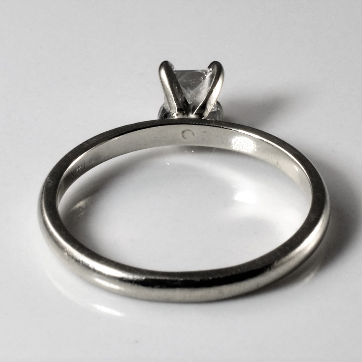 Solitaire Princess Diamond Ring | 0.31ct | SZ 7 |