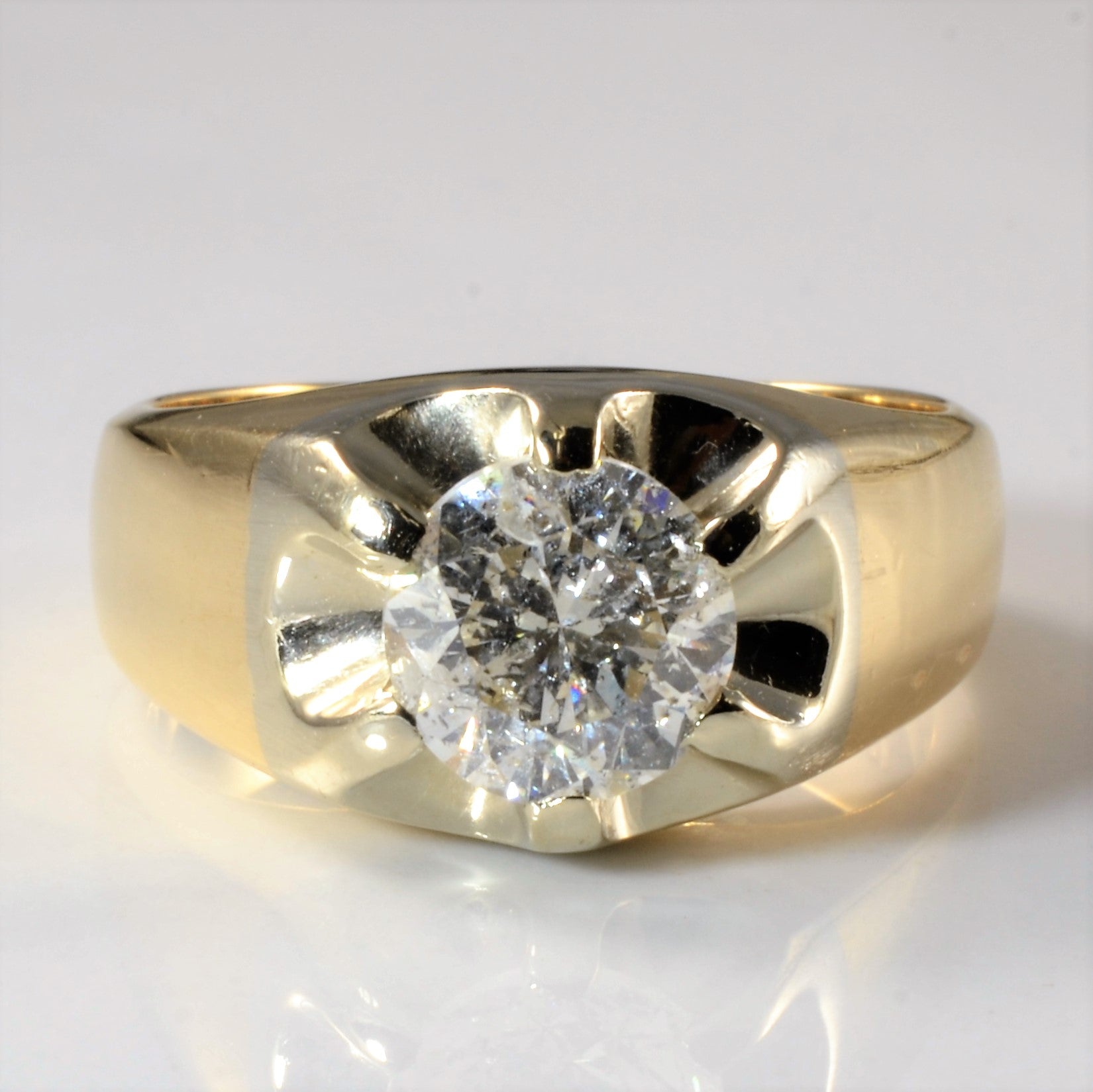 Large Illusion Set Diamond Ring | 2.25ct | SZ 10 |