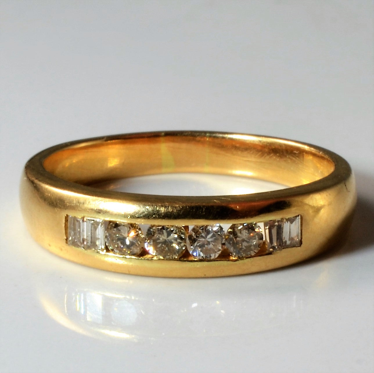 Mixed Cut Diamond Channel Band | 0.46ctw | SZ 9.25 |