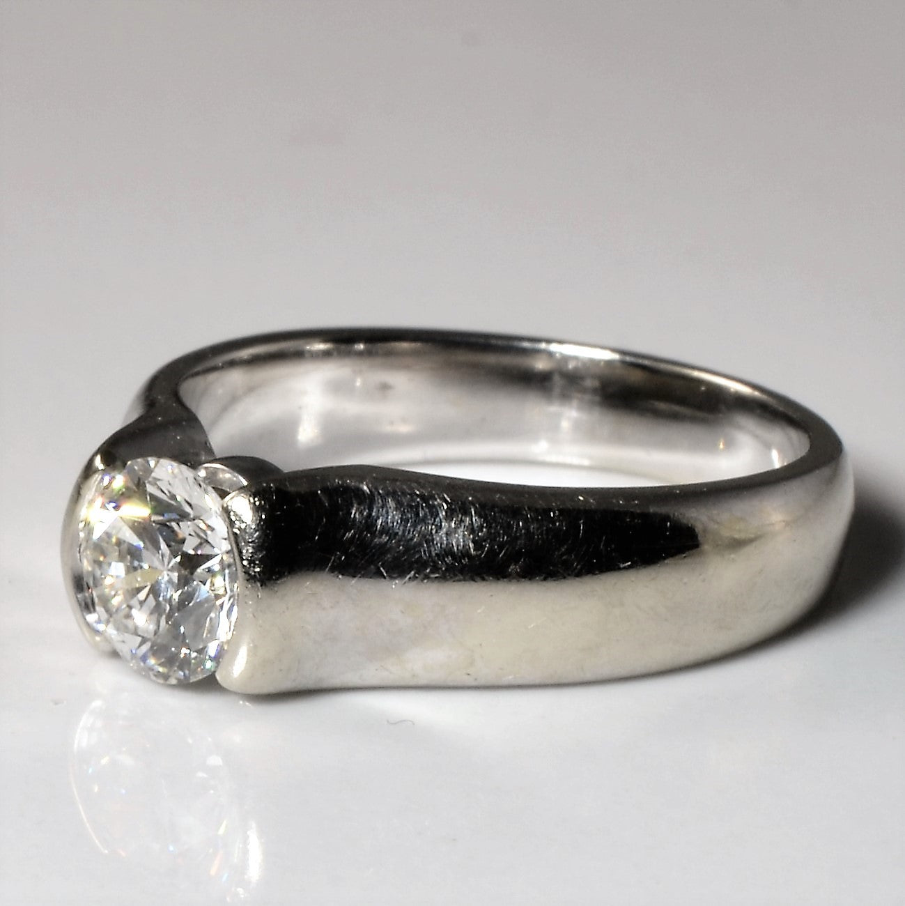 Semi Bezel Diamond Ring | 0.78ct | SZ 6 |