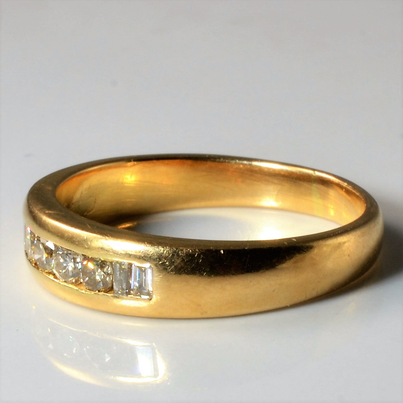 Mixed Cut Diamond Channel Band | 0.46ctw | SZ 9.25 |