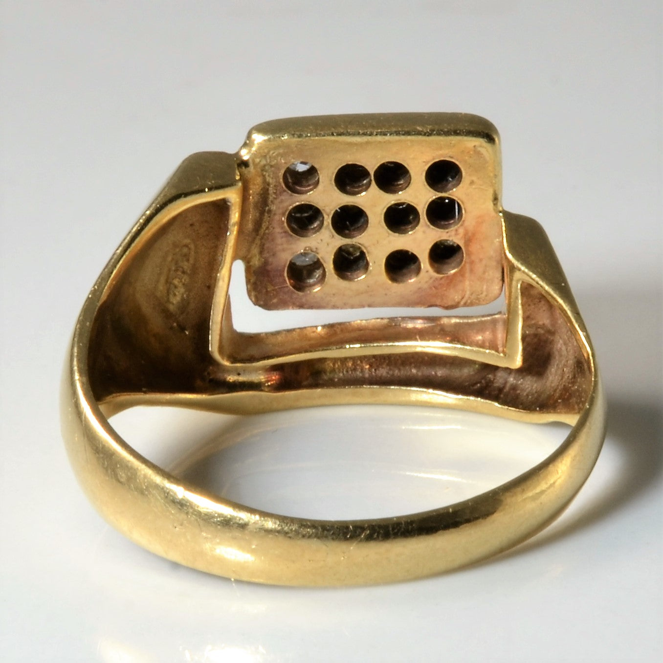 Abstract Diamond Grid Ring | 0.21ctw | SZ 8.75 |